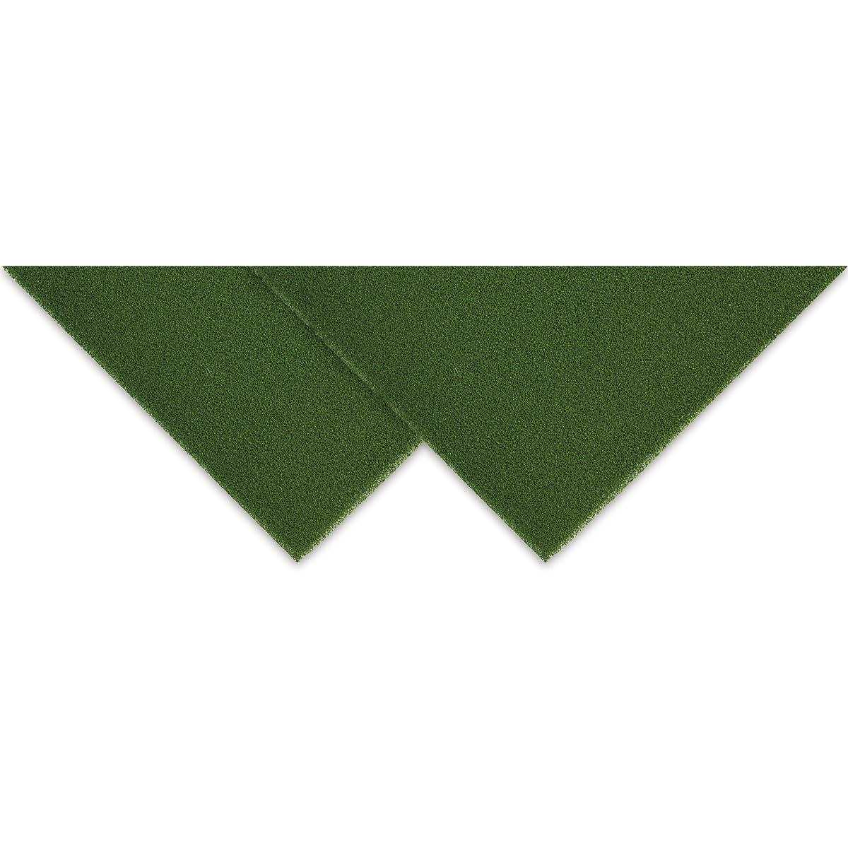 Schulcz Scale Model Plant Foam - Floral Green, Pkg of 2, Fine, 3 mm, 11-3/4" x 15-3/4" (close-up of texture)