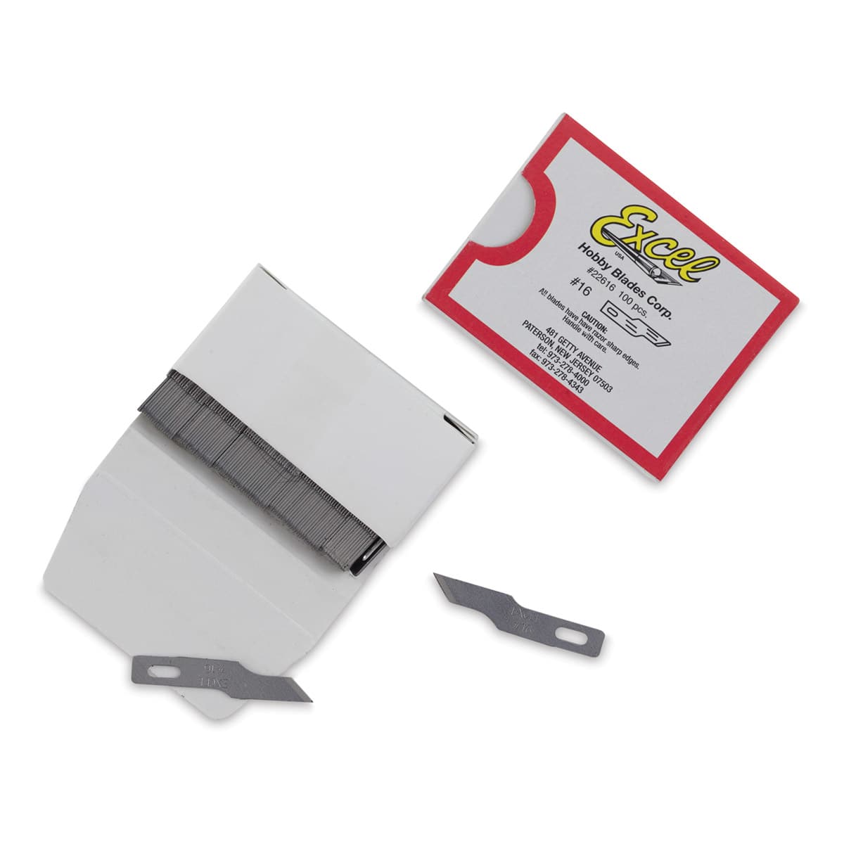 Excel Blades Hobby Blades - #16, Bulk Package, 100 Blades, Out Of Package