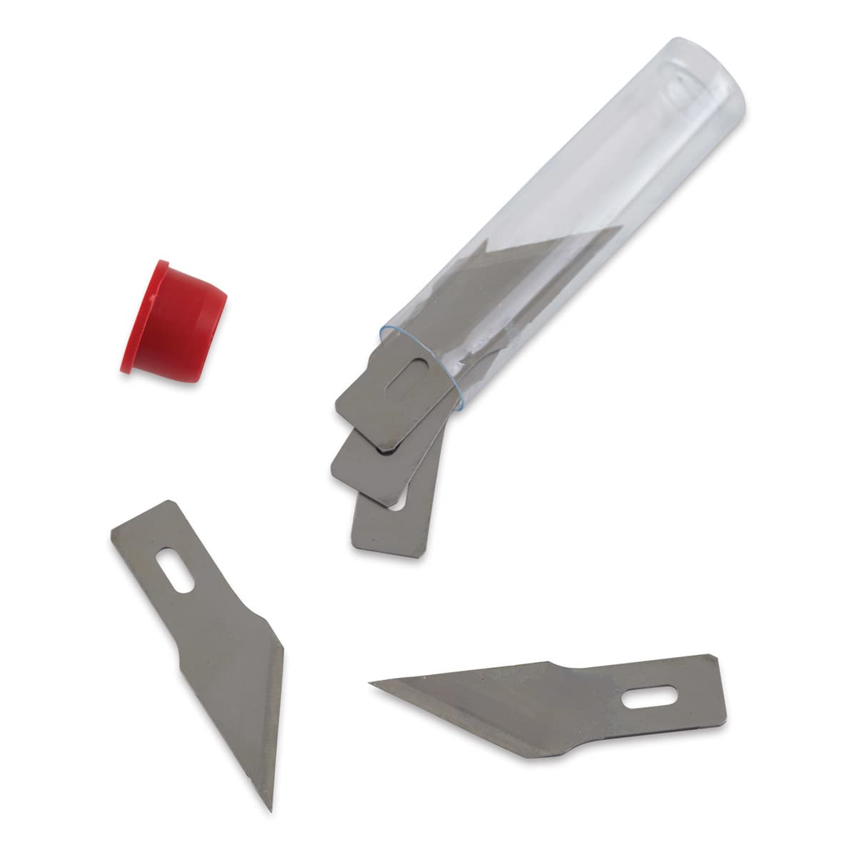 Excel Blades Hobby Blades - #24, Safety Carded Package, 5 Blades, Tube