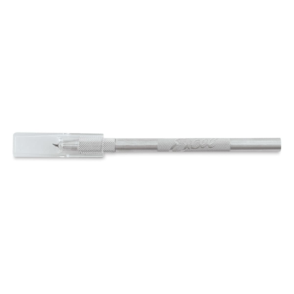 Excel Blades Swivel Craft Knife - shown horizontally with cap protecting blade
