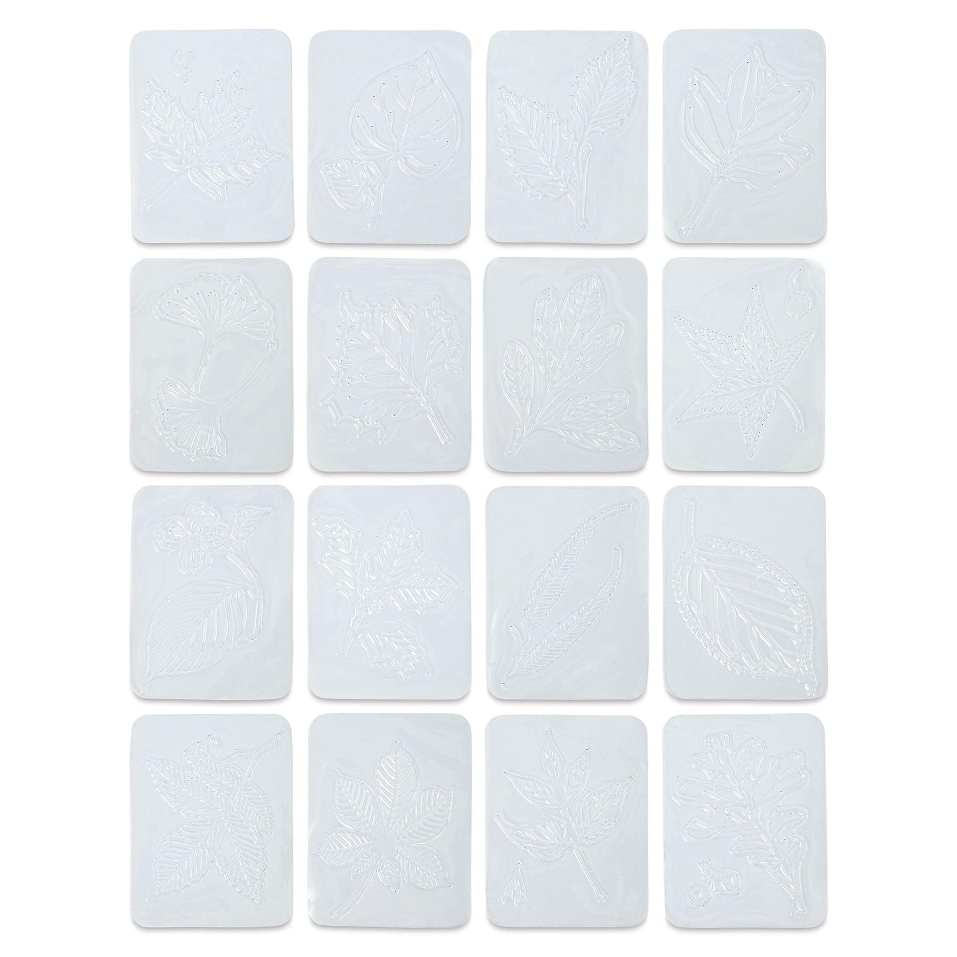 Roylco Rubbing Plates, spread out Leaf designs