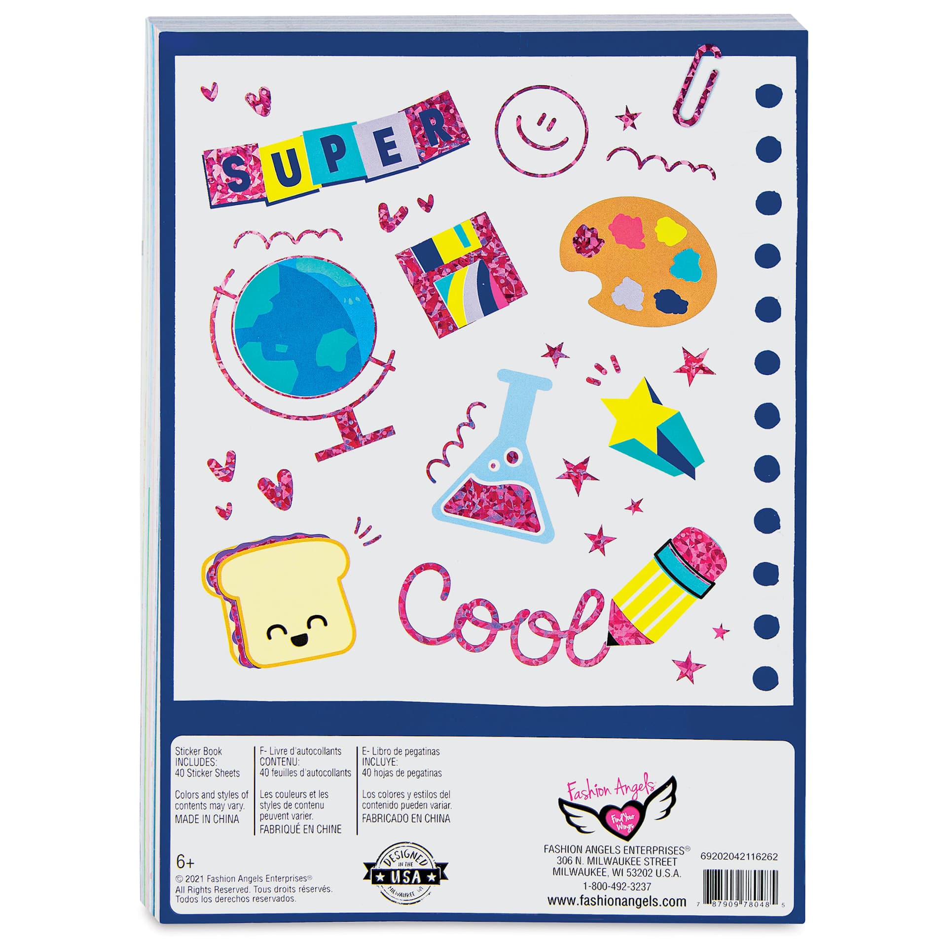 Fashion Angels 1000+ Teacher Stickers, back cover