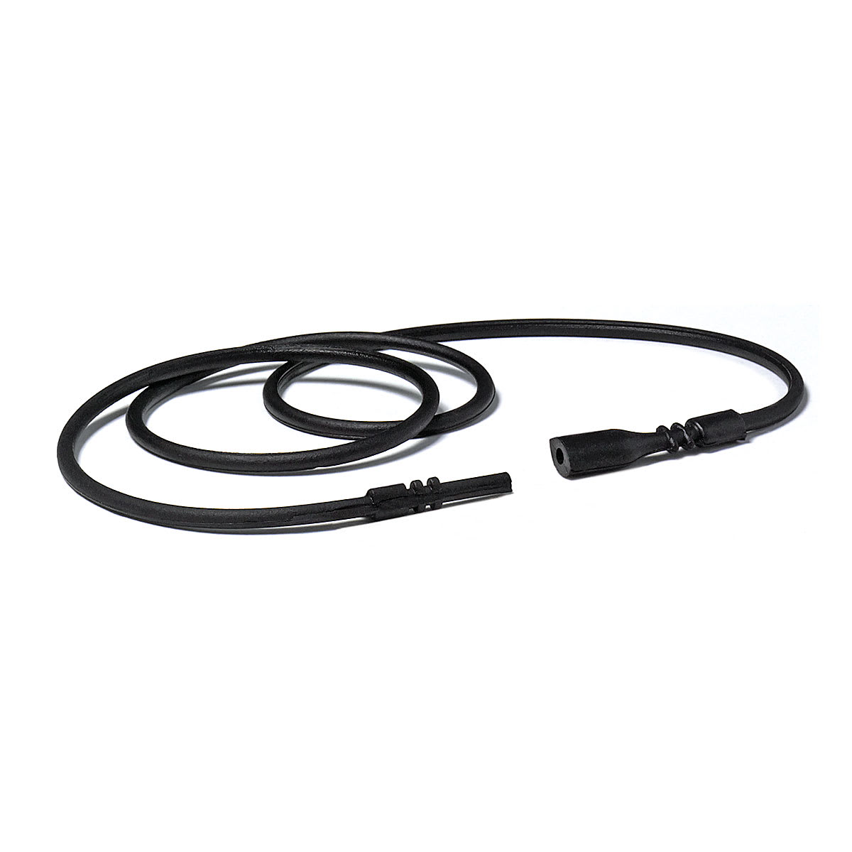 Stretch Magic Silkies Necklaces - Coiled and showing clasp