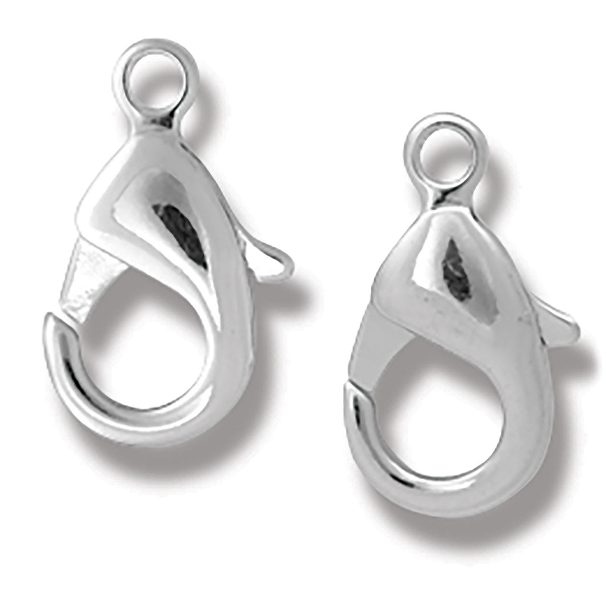 Platinum Lobster Claw, Pkg of 2