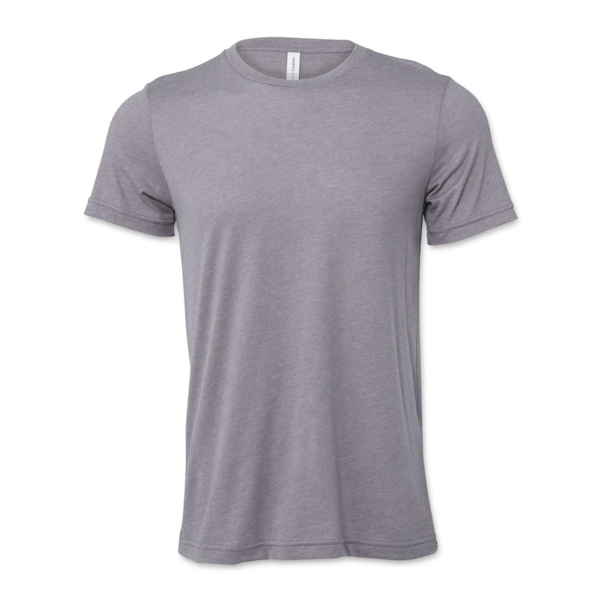 Bella Canvas Unisex T-shirt - Storm Heather, X-Small - front
