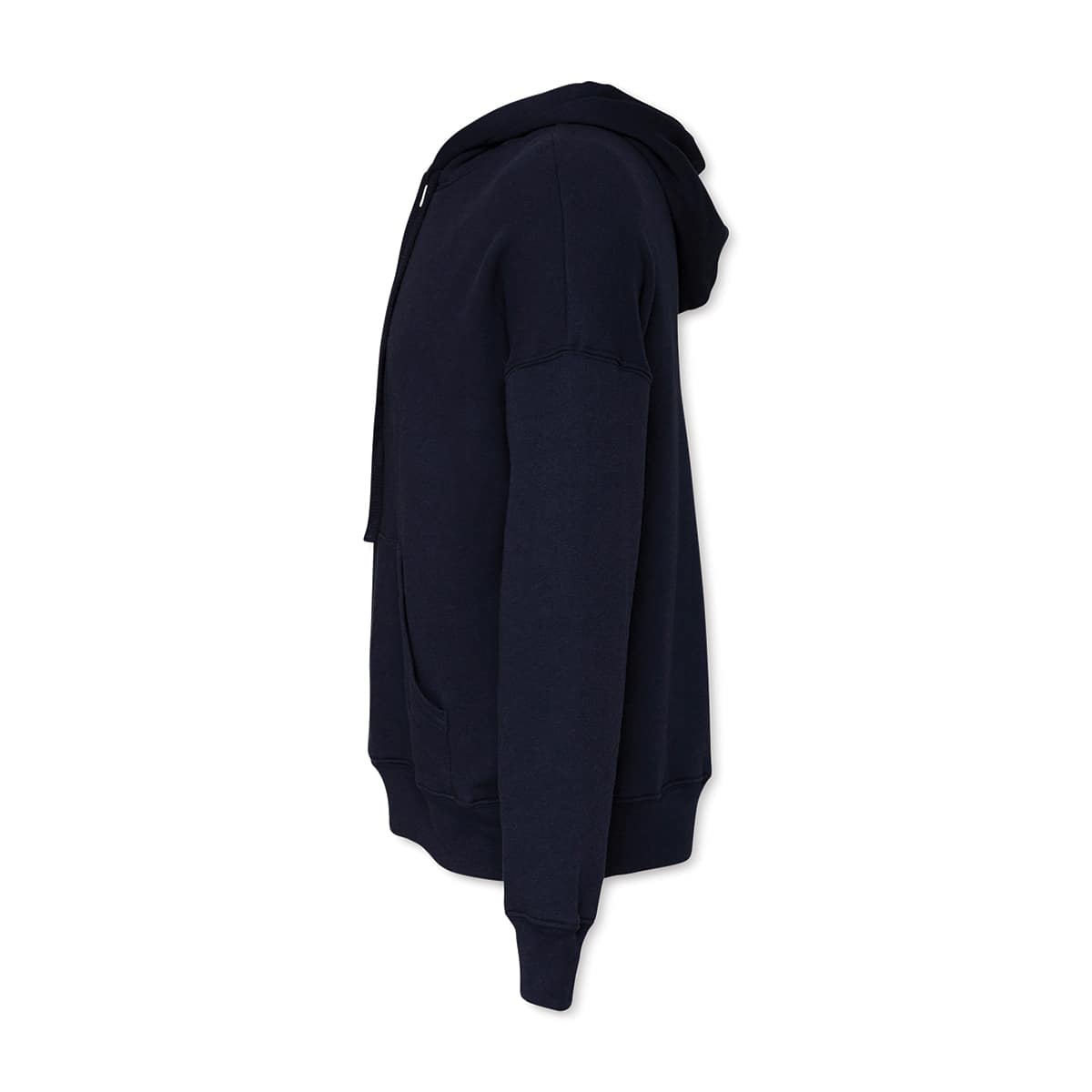 Bella + Canvas Unisex Hoodie Pullover - Navy, Large - side