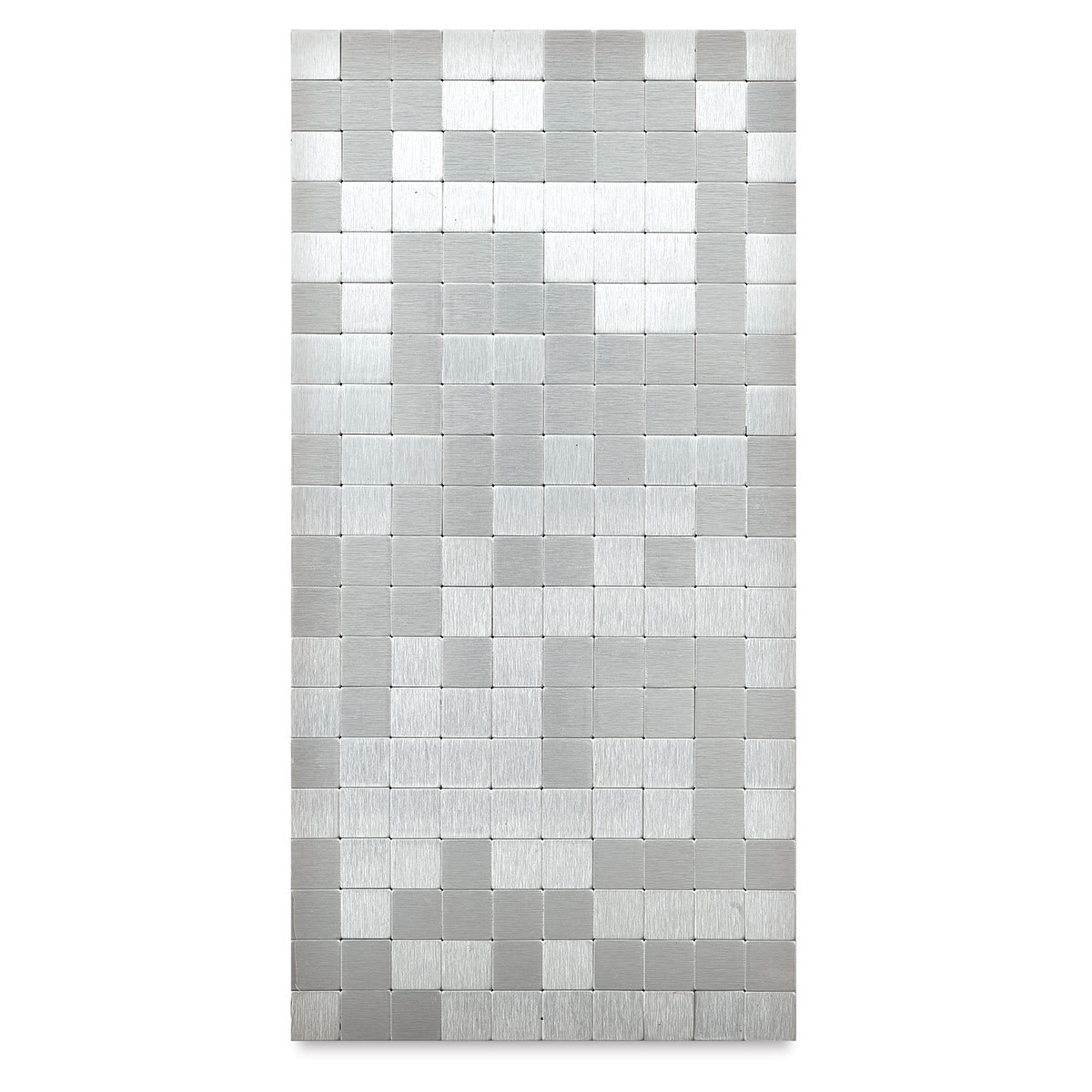 Metal Tile Half Sheets - 15 mm Square Stainless Steel Tile on half sheet