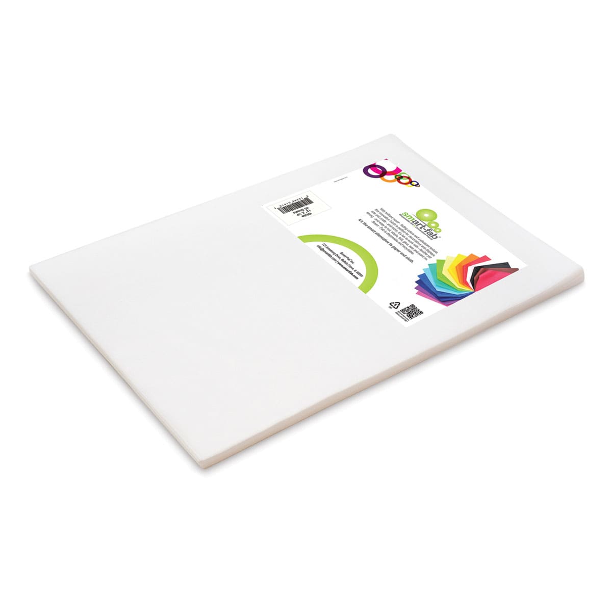 Smart-Fab Fabric - Sheets, 12" x 18", Pkg of 45, White