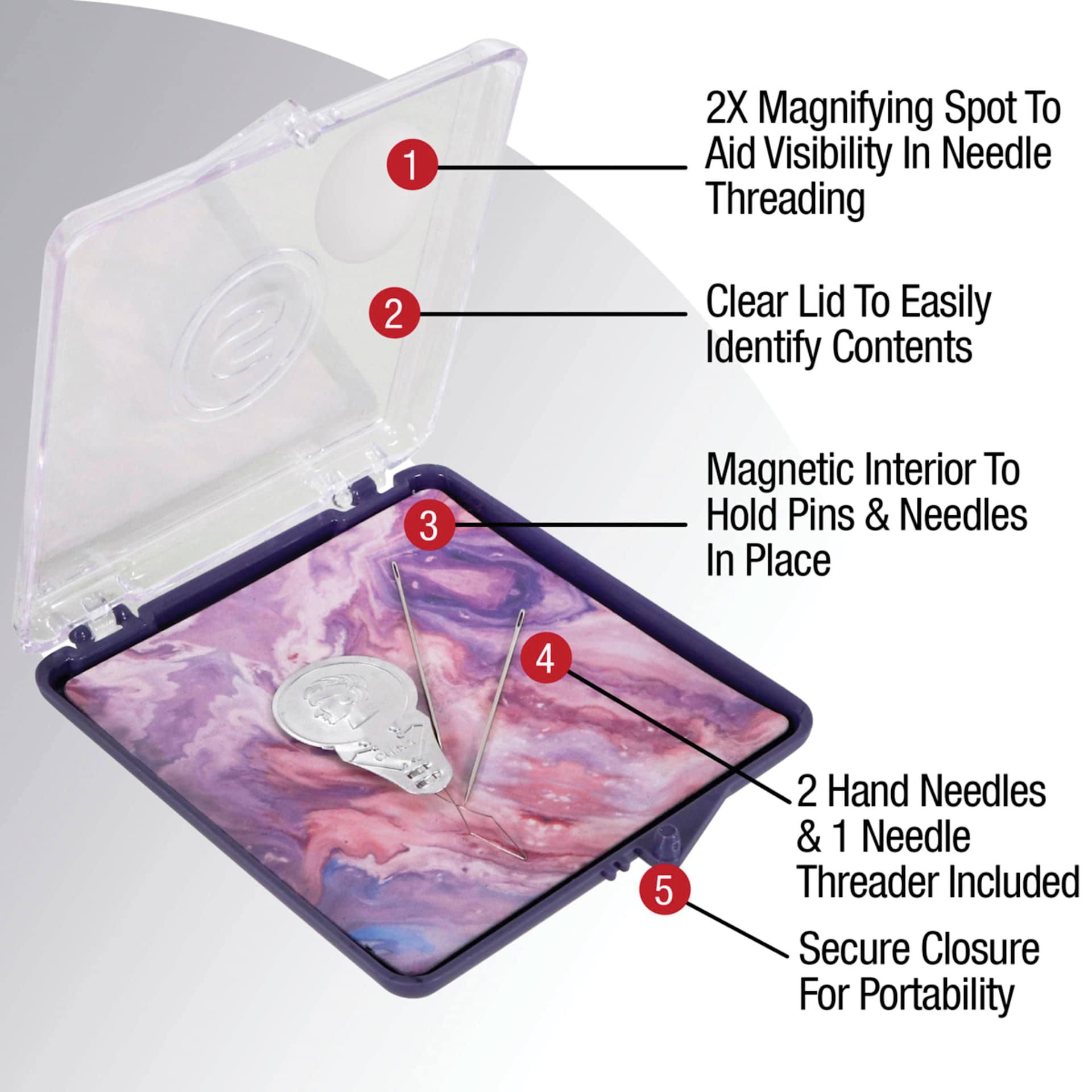 Singer Magnetic Needle & Pin Compact - Feature Components