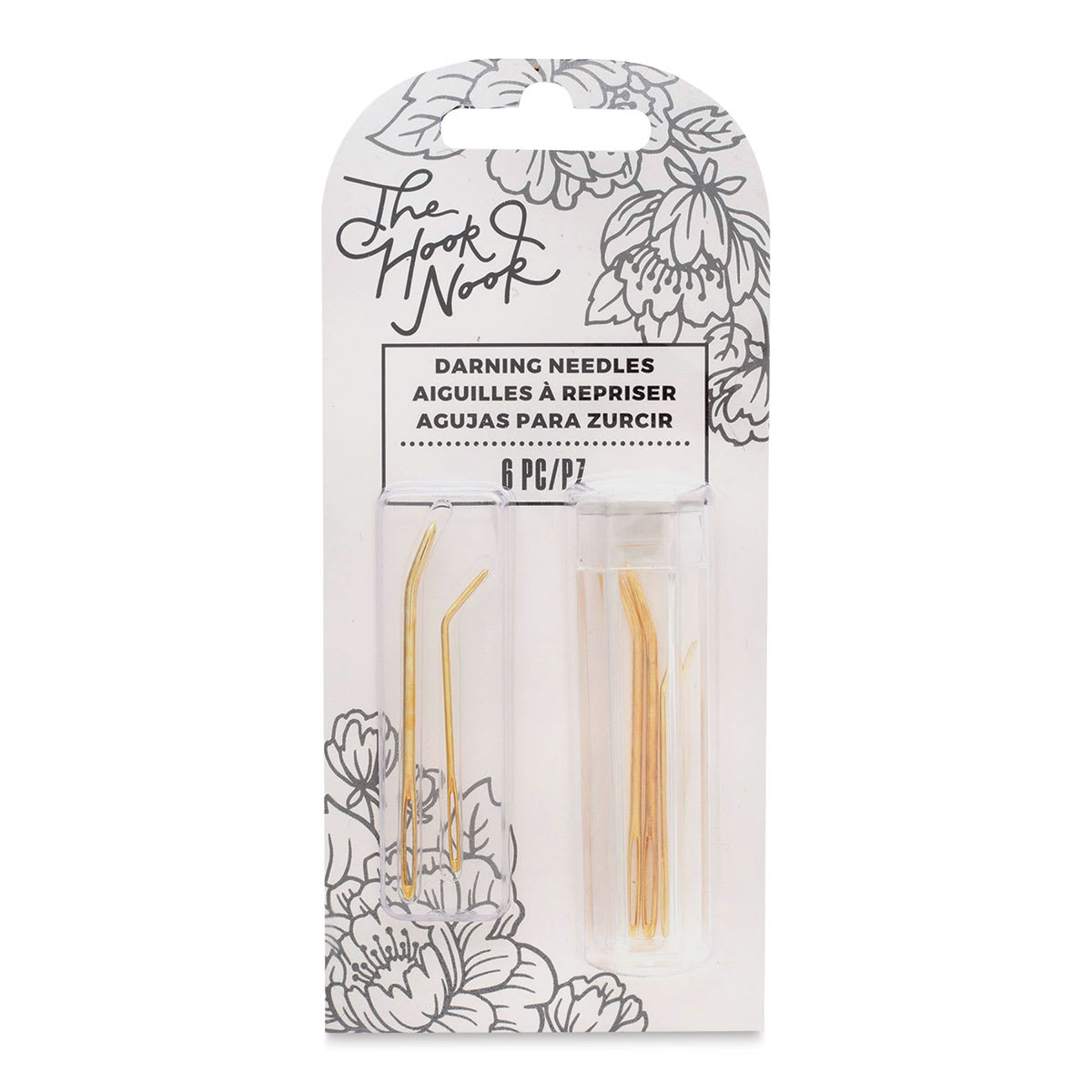 The Hook Nook Darning Needles - Set of 6 (In packaging)