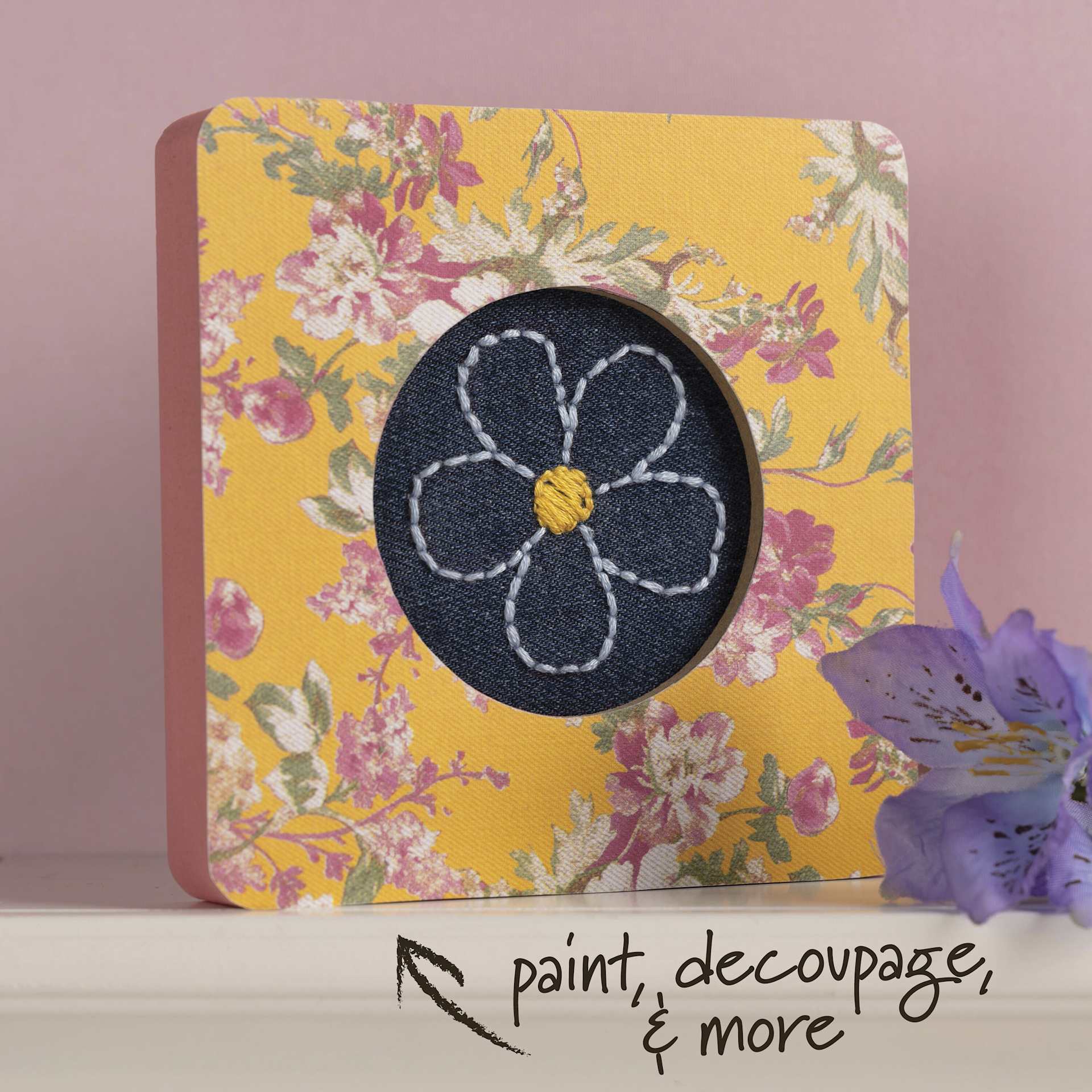 Bucilla Embroidery Hoop Frame - Square, 3" - paint, decoupage, & more