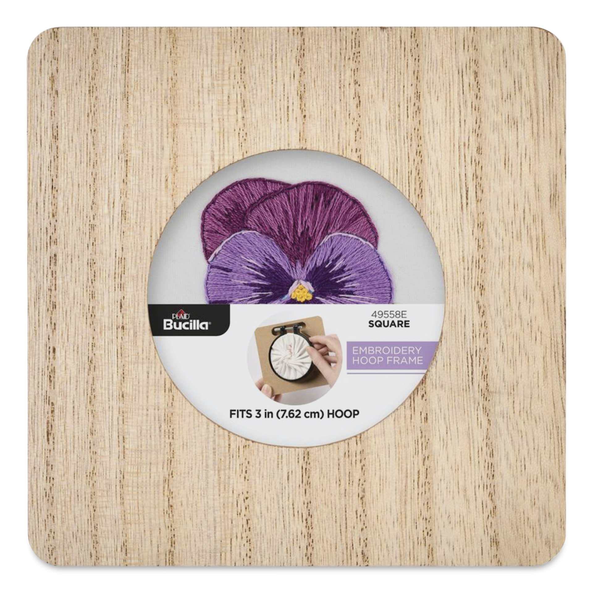 Bucilla Embroidery Hoop Frame - Square, 3"