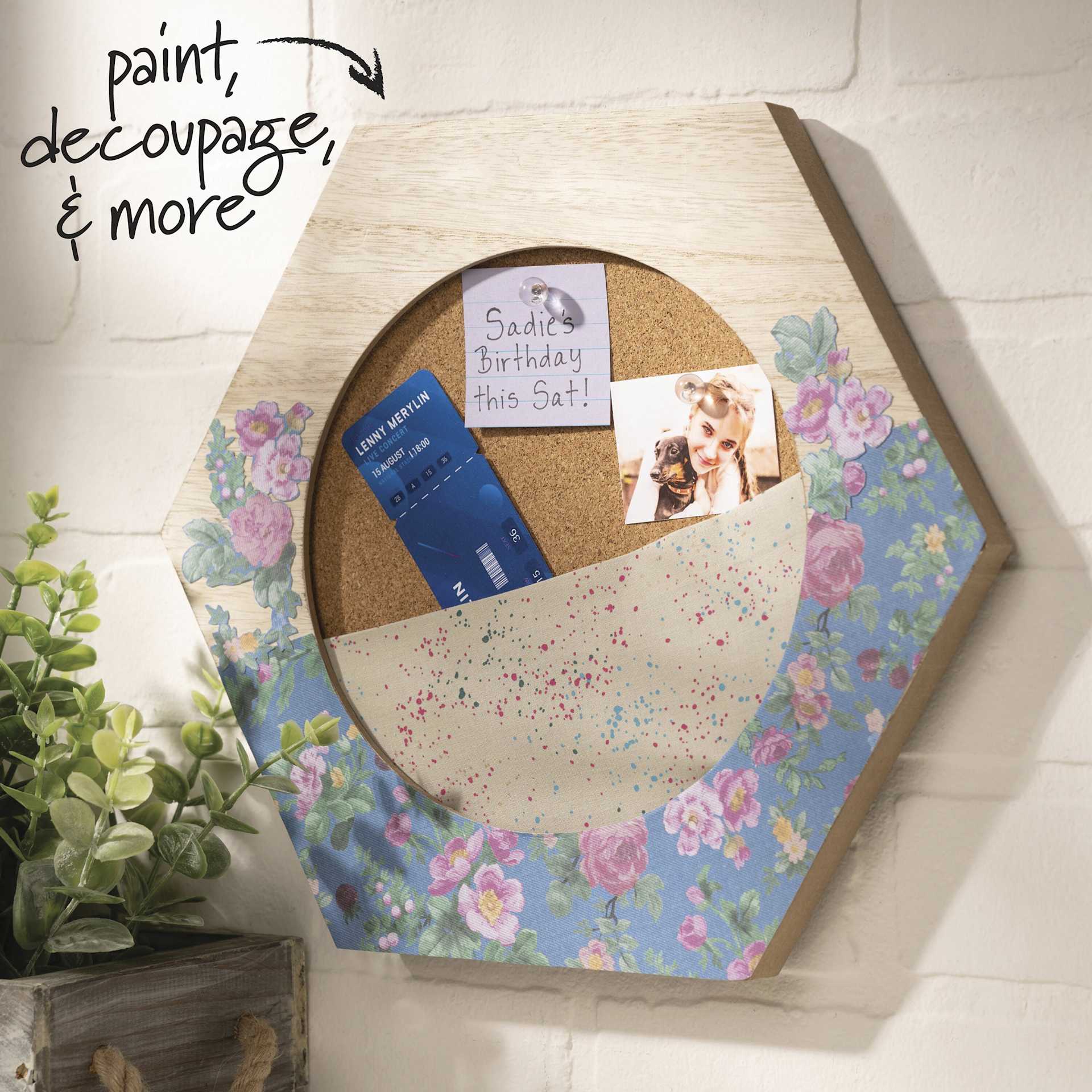 Bucilla Embroidery Hoop Frame - Hexagon, 8" - paint, découpage, & more