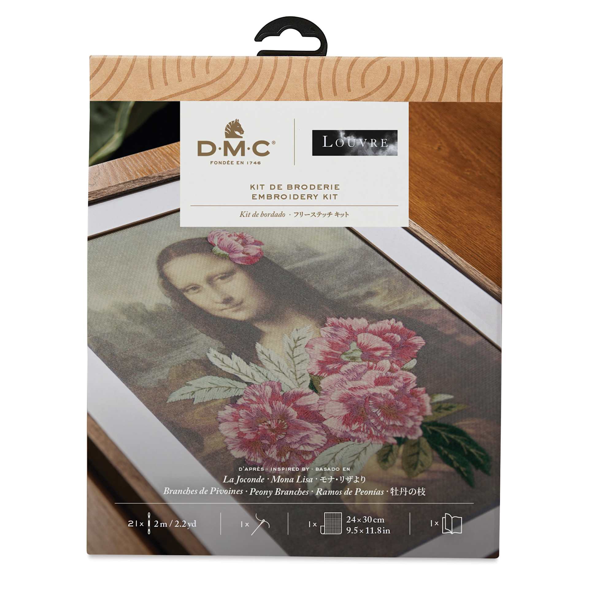 DMC The Museum Collection Embroidery Kit, front of packaging