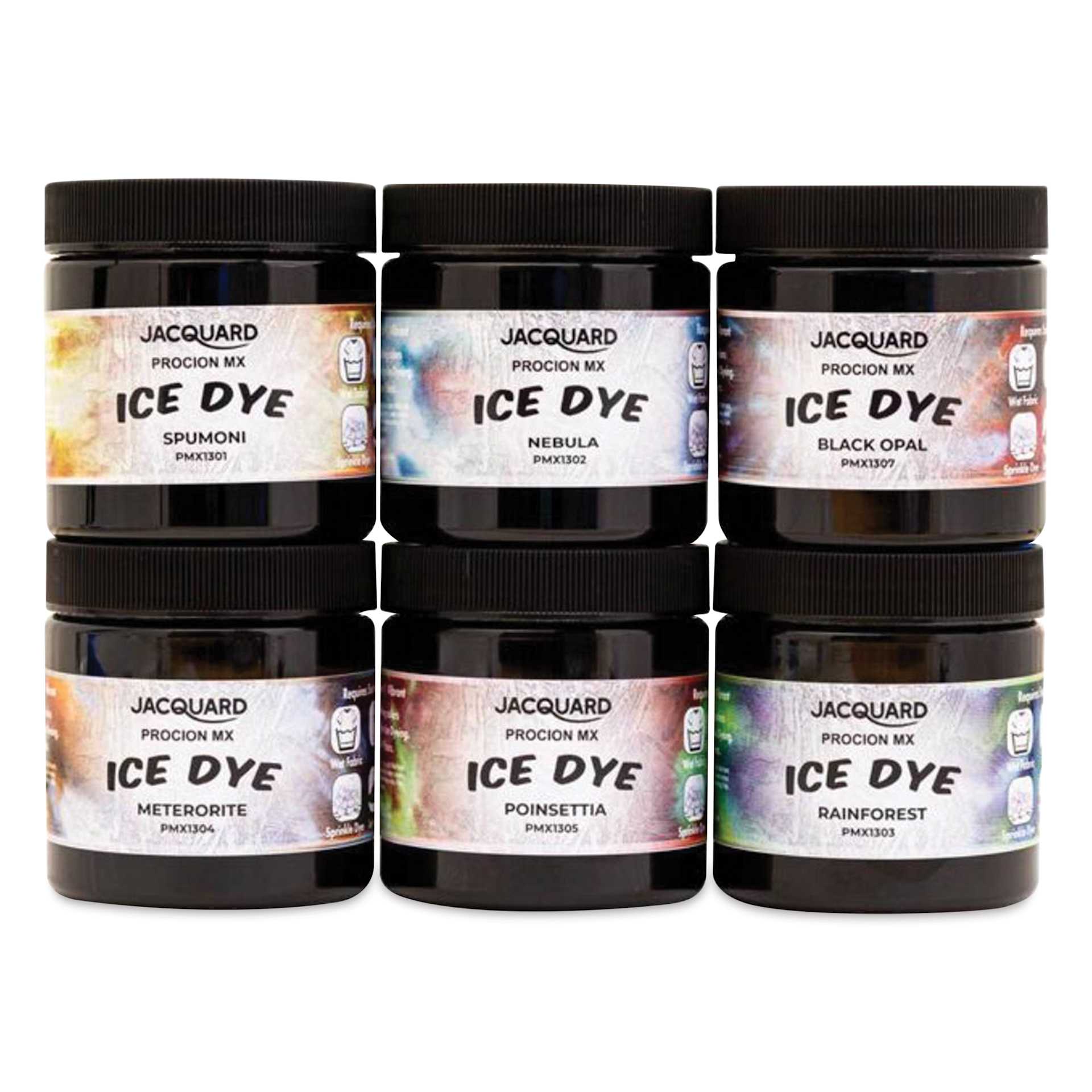 DJ DYE SEASONAL BEST+EXTRA & TIGHT9 6枚 Jacquard Procion MX Ice Dye Set - Set of 6, 2 oz | BLICK Art Materials