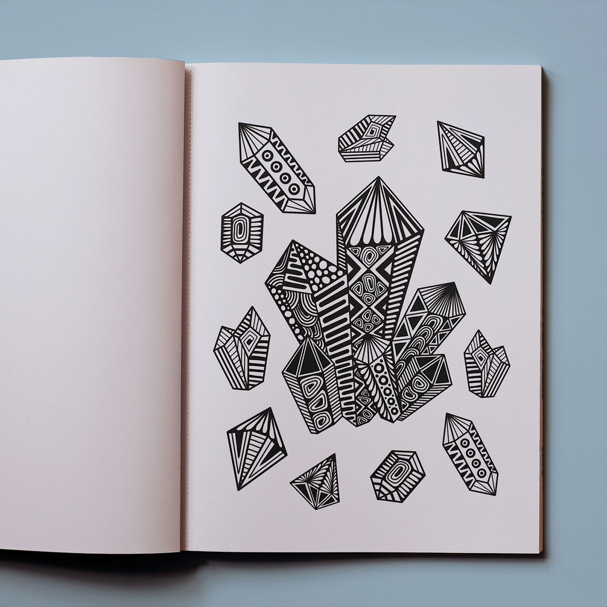 Dream in Color Coloring Book (geometric shapes)