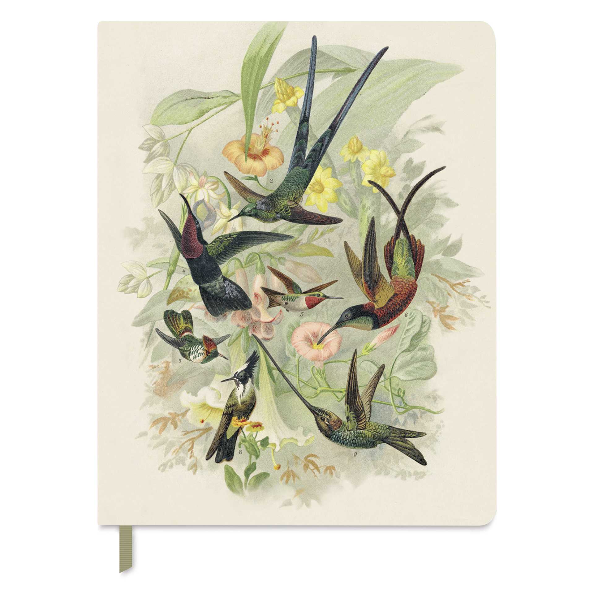 Fringe Studio Hummingbird Paperback Notebook - 7-1/2" x 9-1/2", 208 Pages