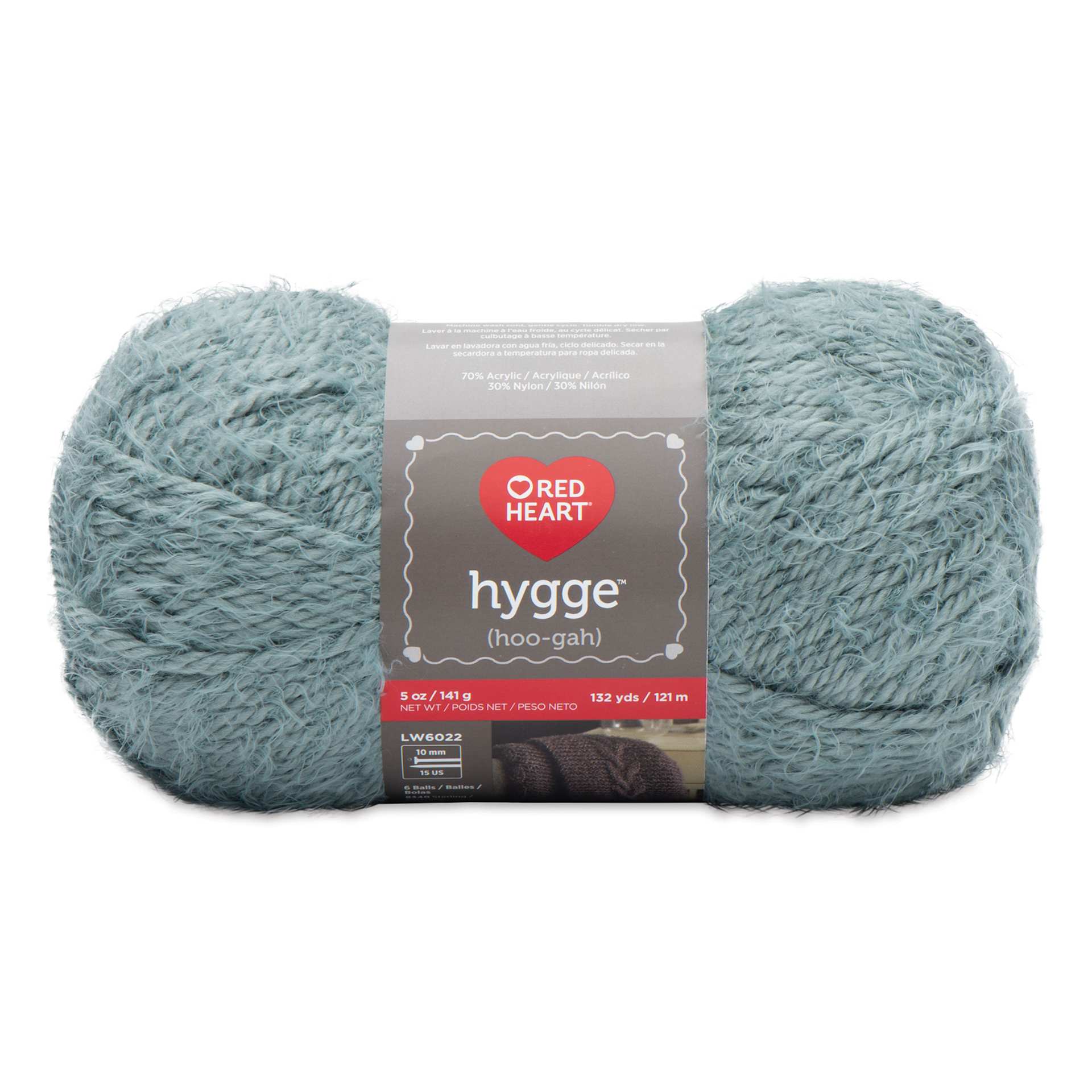 Red Heart Hygge Yarn - Aloe, 132 yds