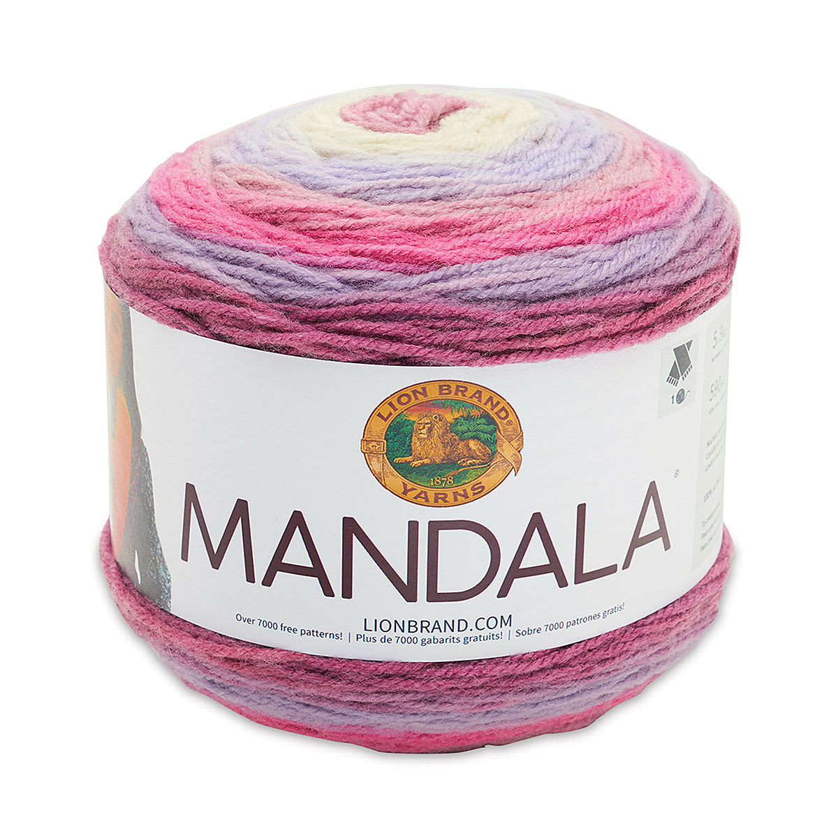 Lion Brand Mandala Yarn Cake - Wood Nymph