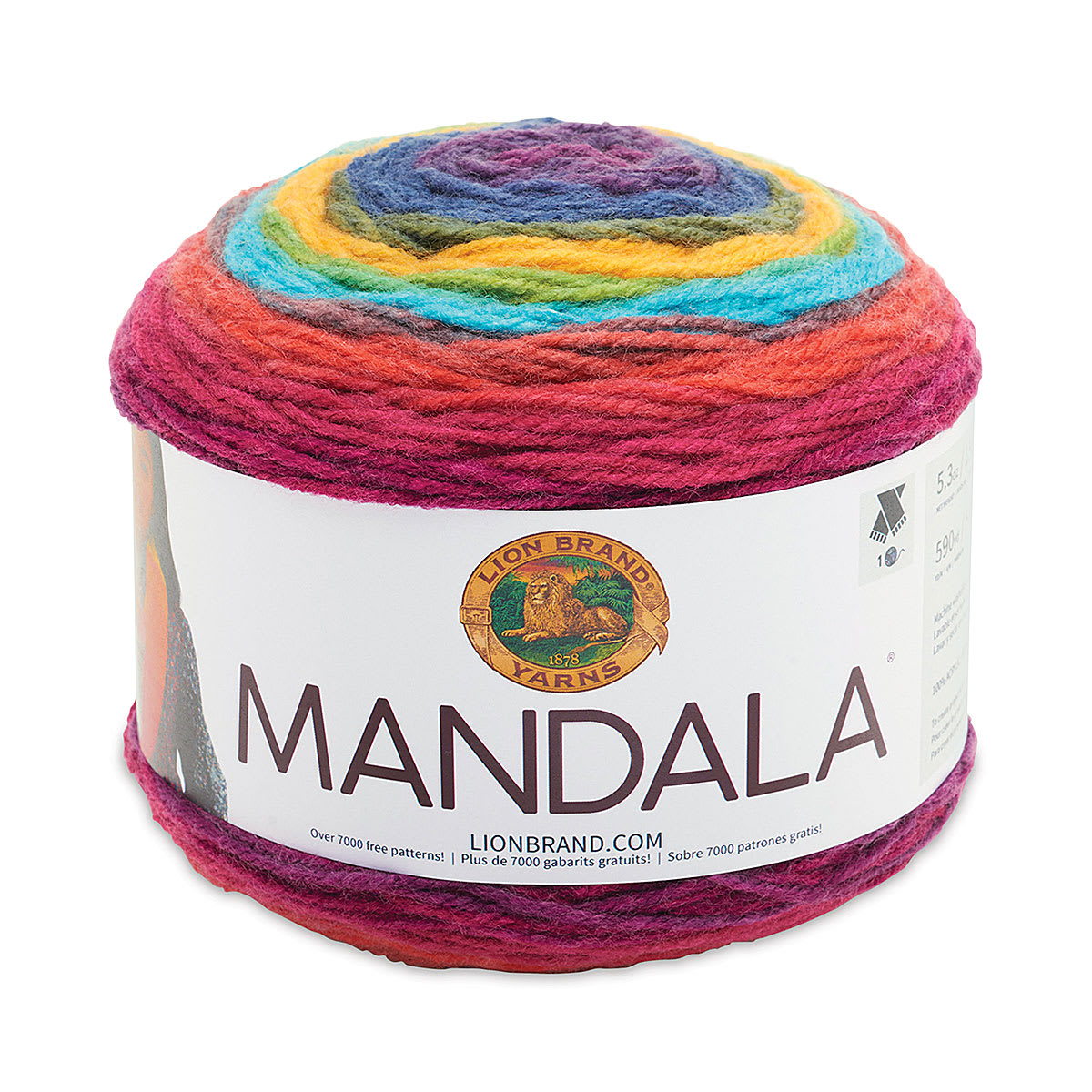 Lion Brand Mandala Yarn Cake - Wizard