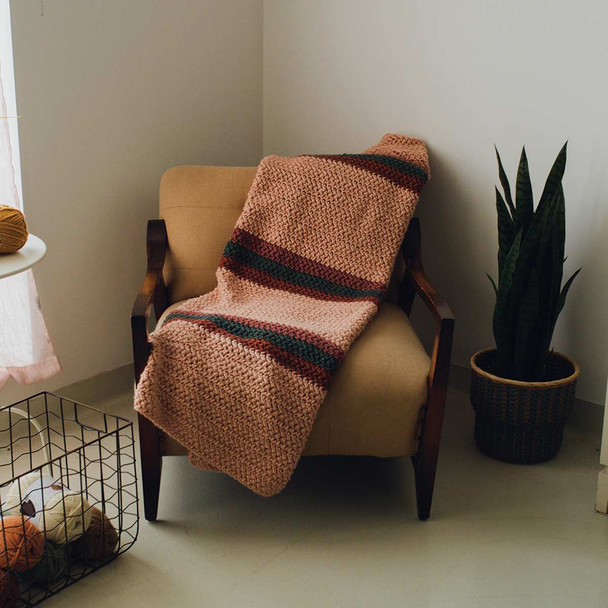 Lion Brand Hue + Me Yarn, Blanket