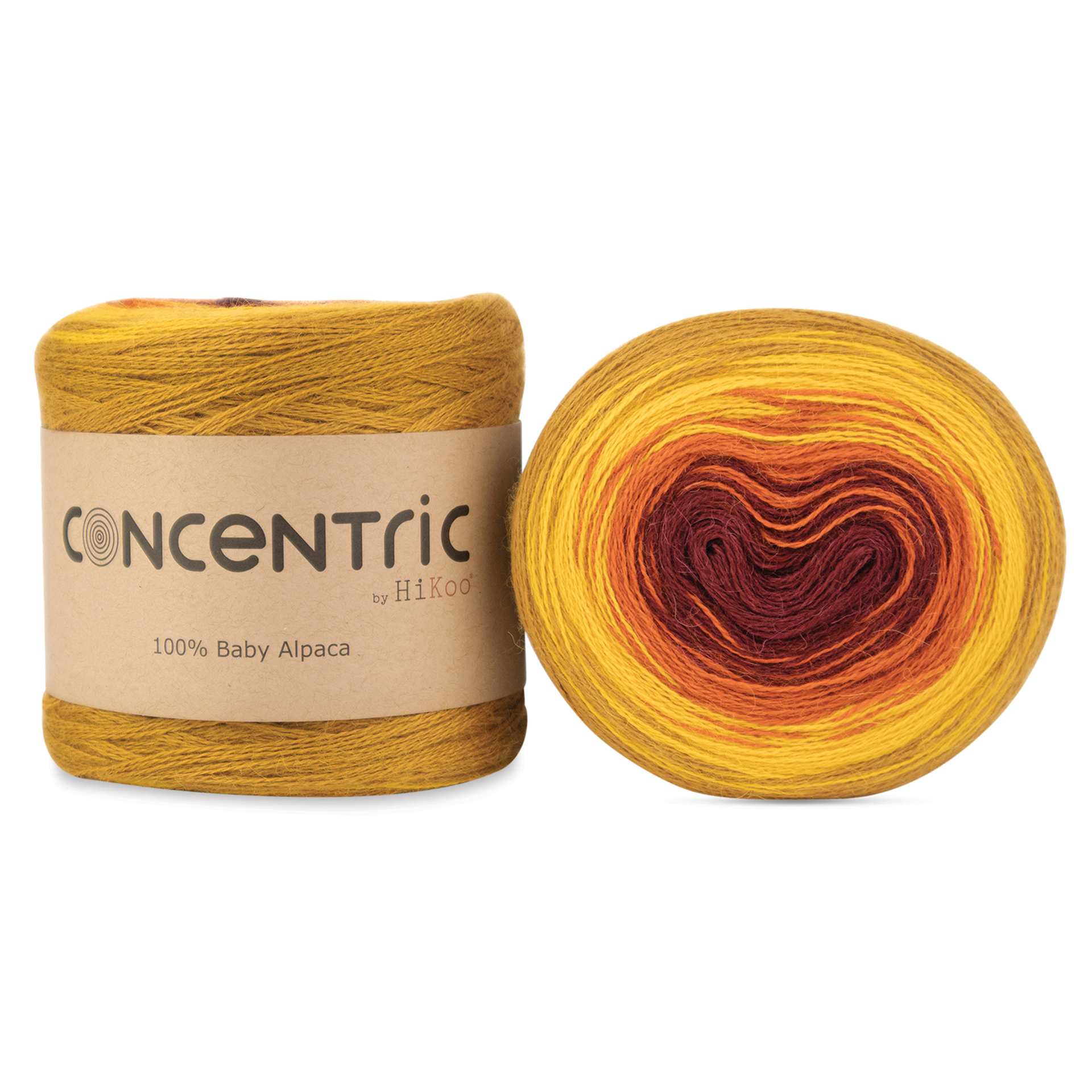HiKoo Concentric Yarn - Harvest, 437 yards