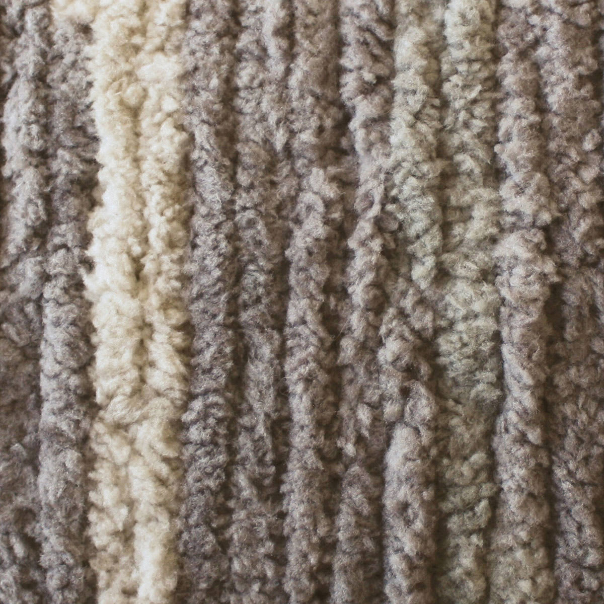 Bernat Blanket Yarn - Silver Steel, 220 yards (Close-up of yarn)