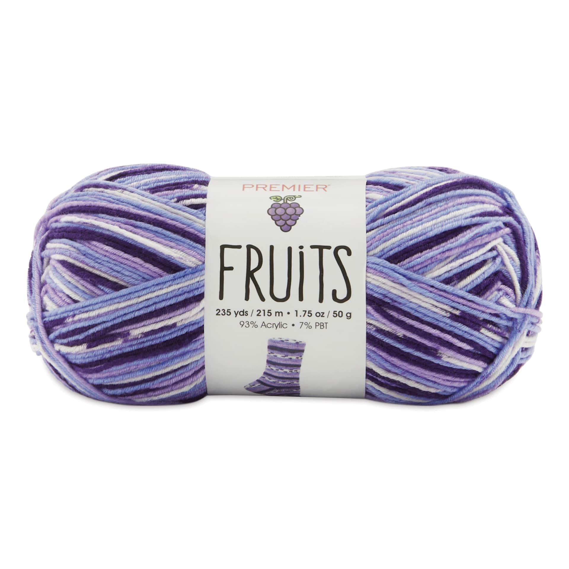 Premier Yarn Fruits Yarn - Grape | BLICK Art Materials