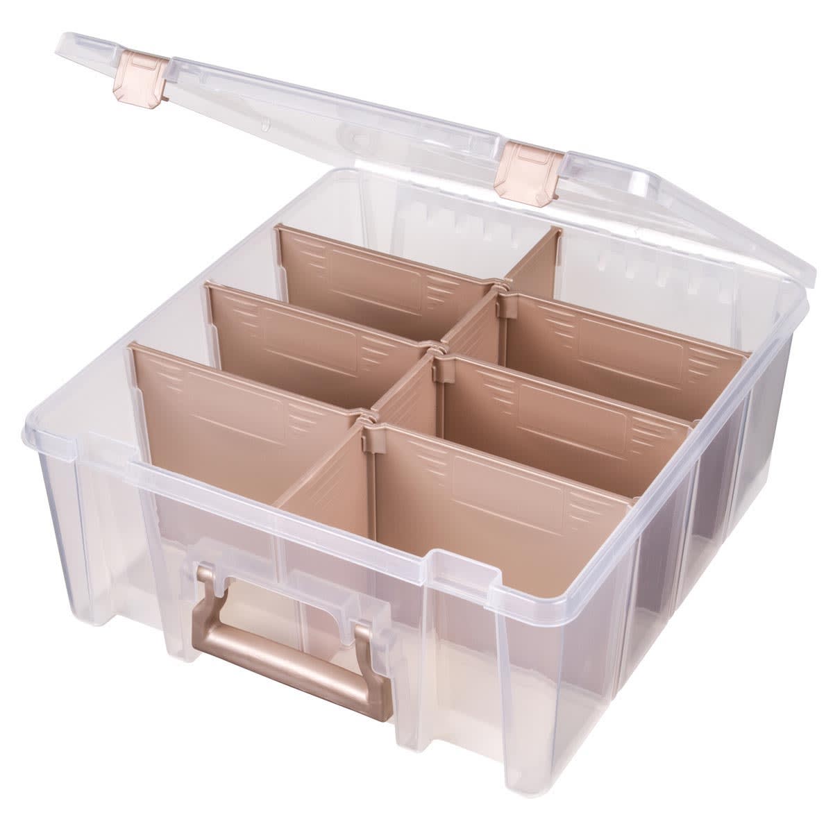 Super Satchel Double Deep with Rose Gold - empty
