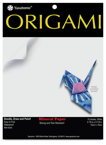 Mineral Origami Paper, White
