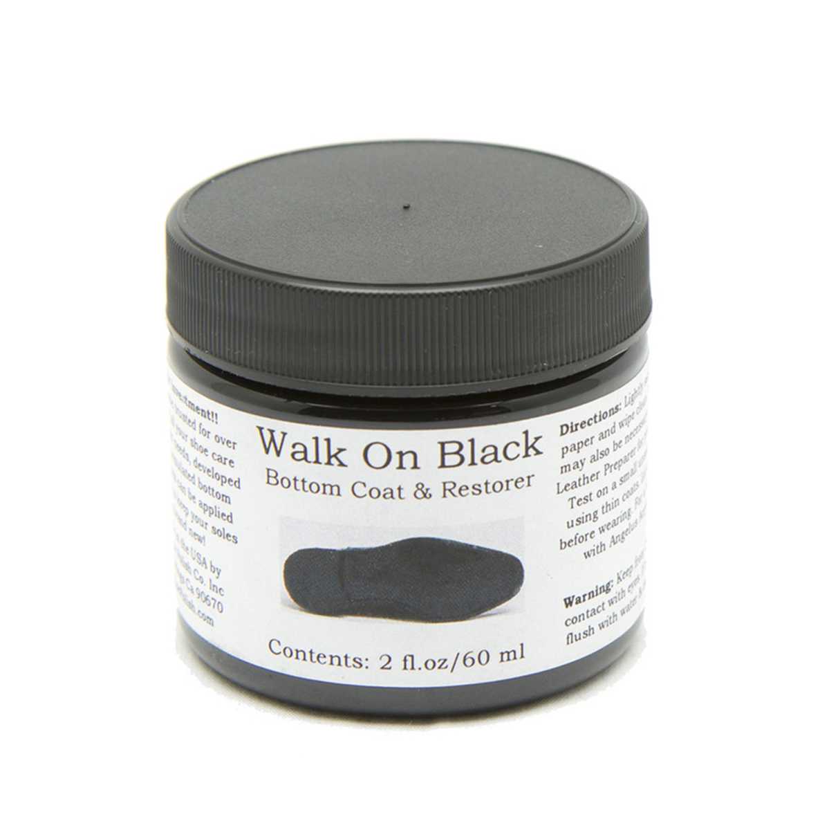 Walk on Black & Walk on Red Bottom Coat & Restorer Walk on Black - 2 oz. Bottle