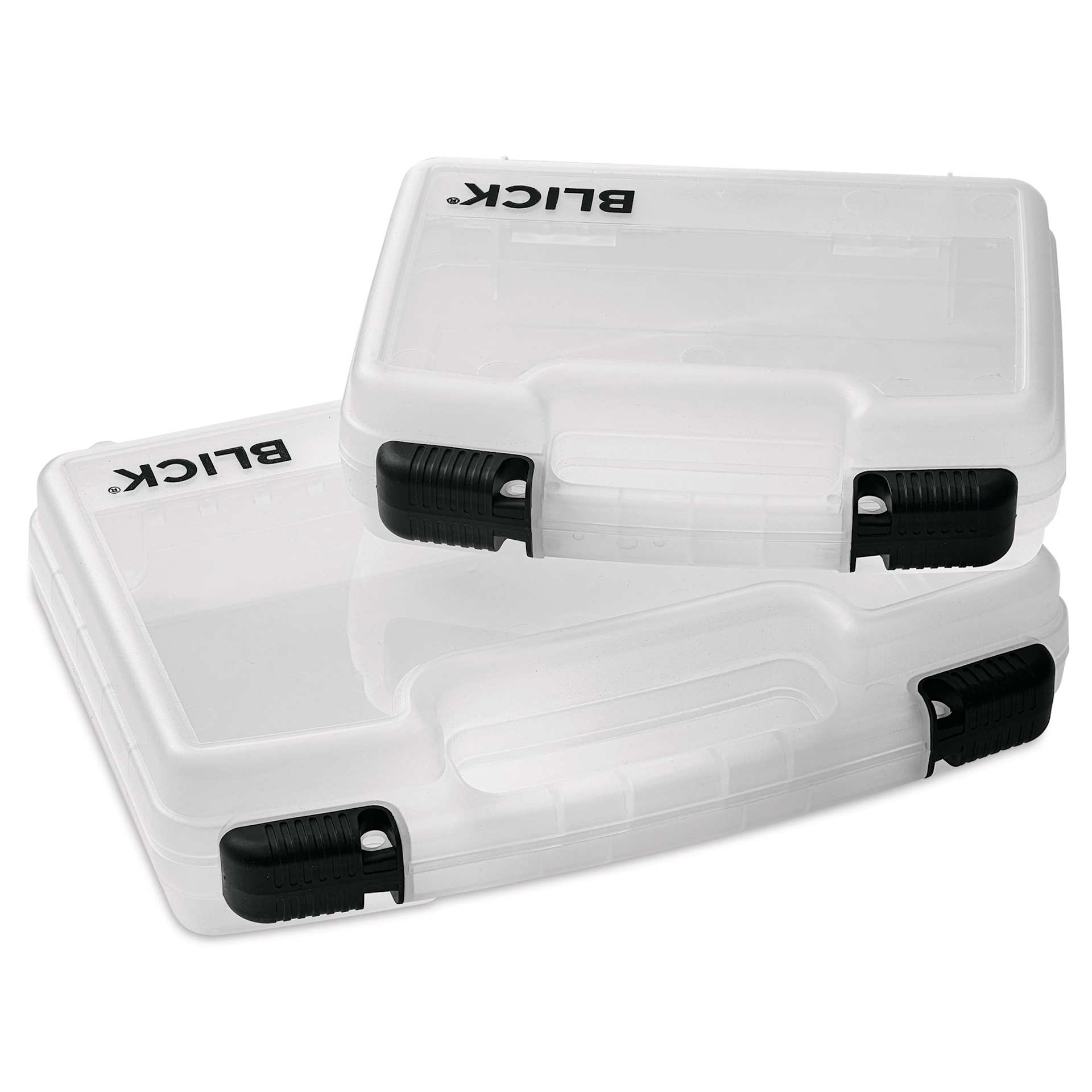 Blick Quick View Carrying Case - small case stacked on top of medium case