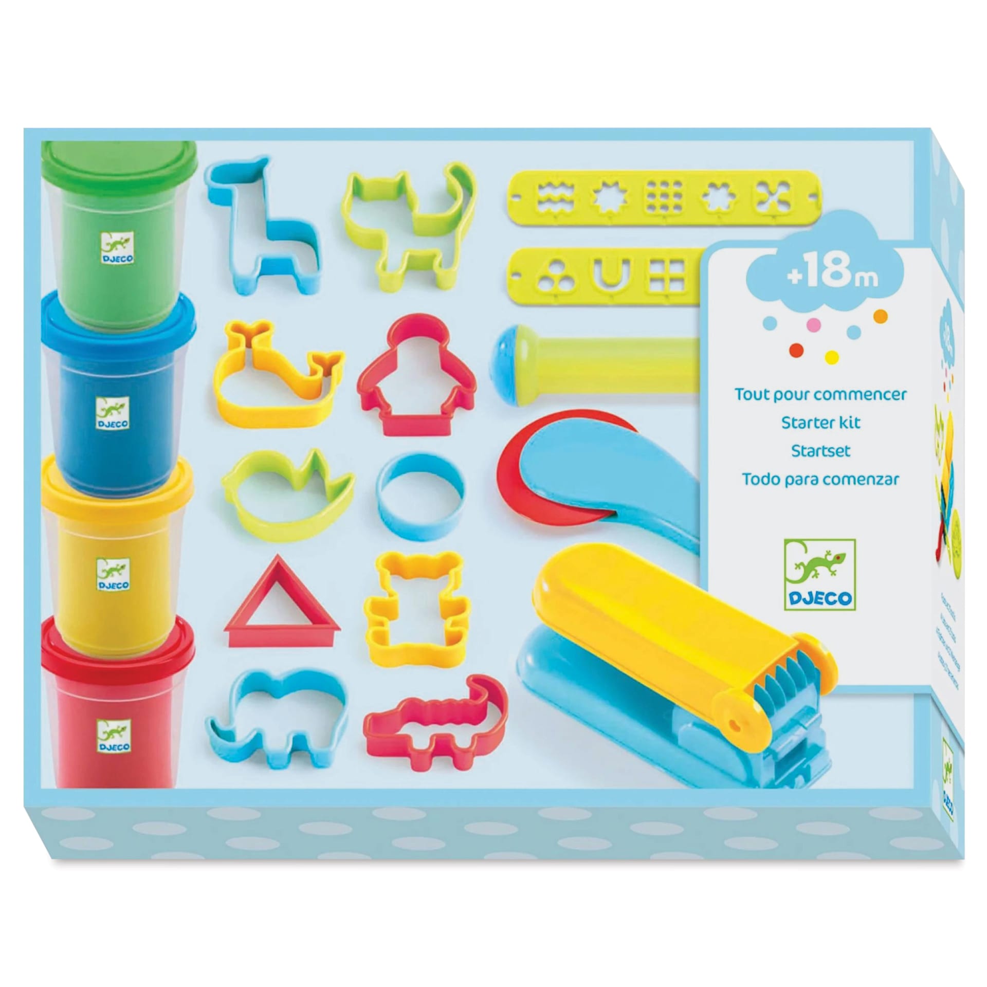 Djeco Intro to Dough Set - front of packaging