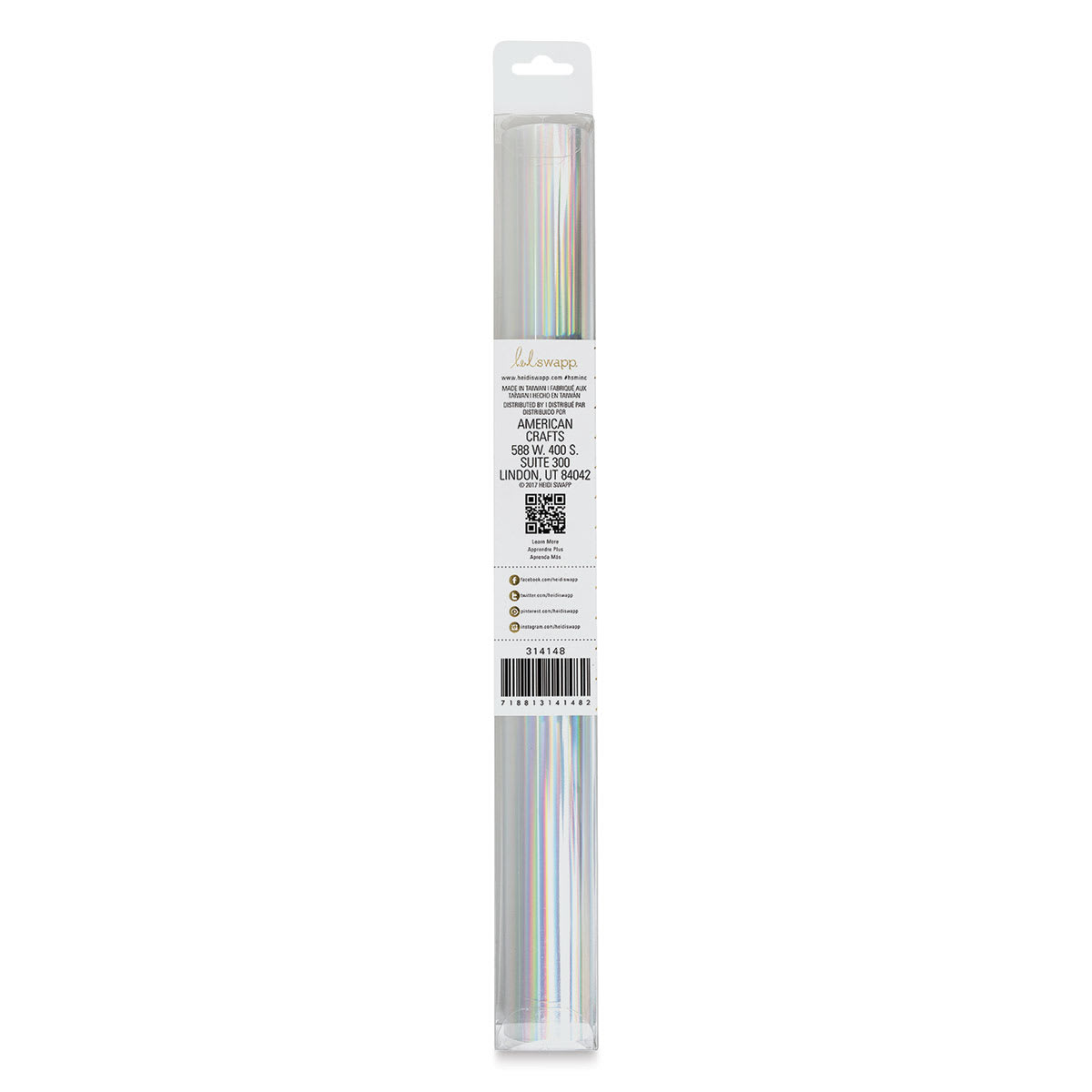 Heidi Swapp Minc Reactive Foil - Iridescent, 12" x 5 ft