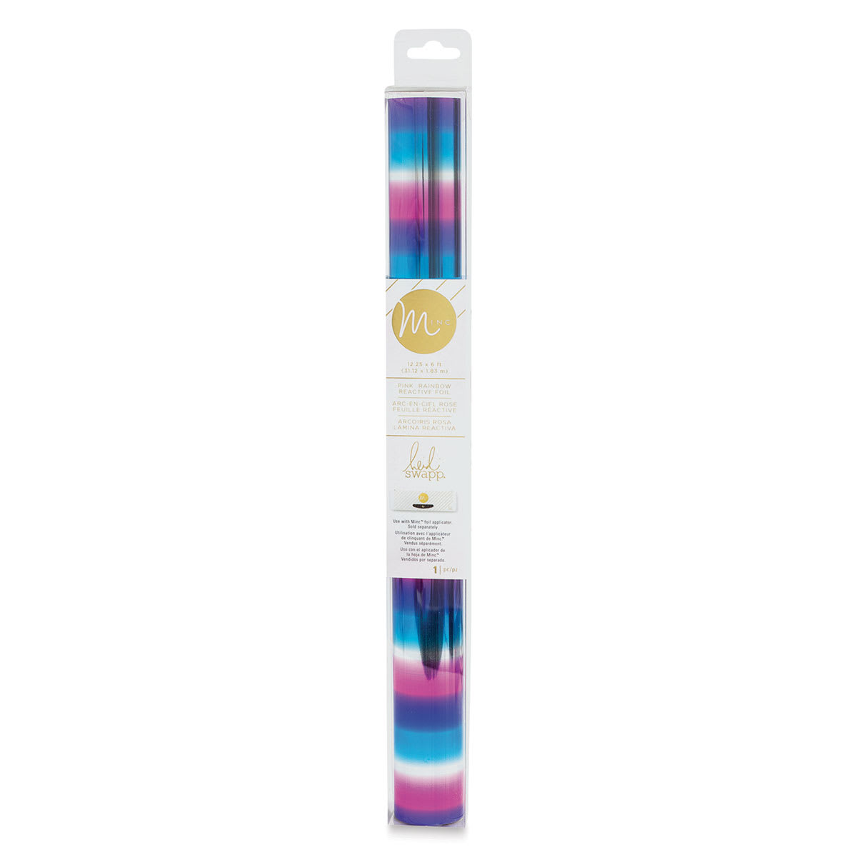 Heidi Swapp Minc Reactive Foil - Pink Rainbow, 12" x 6ft