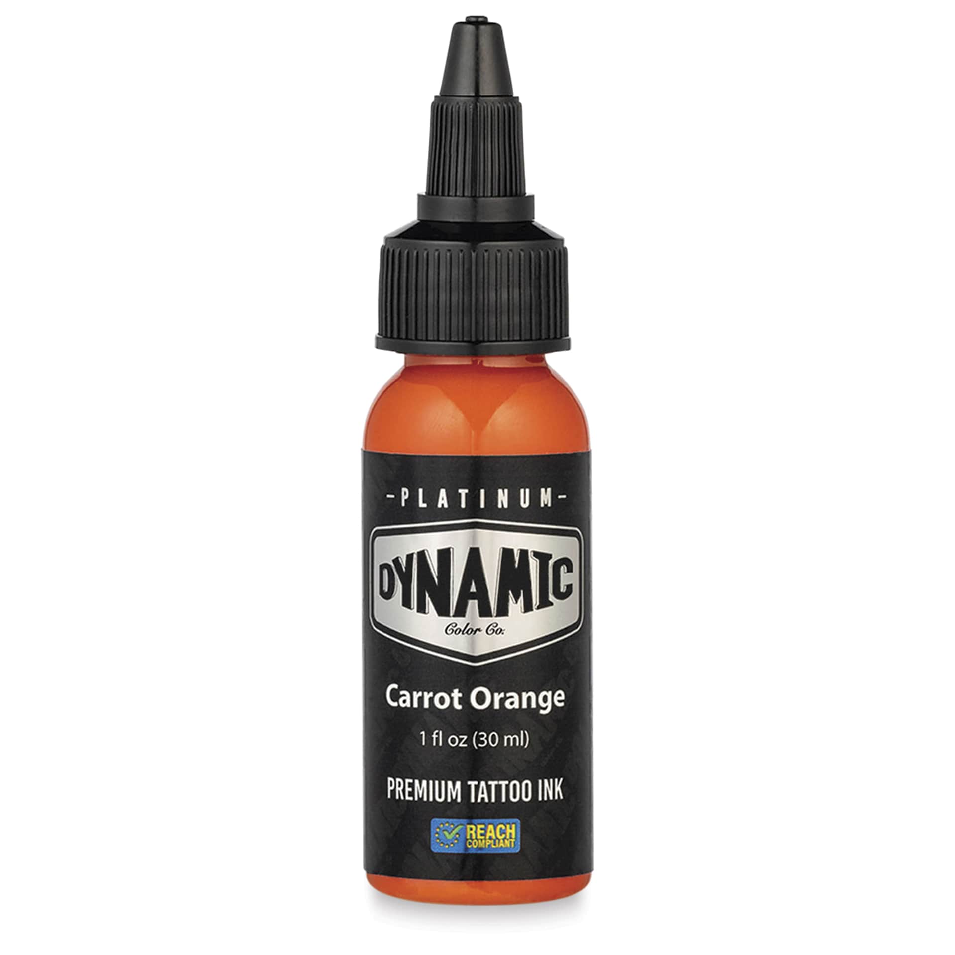 Dynamic Color Tattoo Ink - Carrot Orange, 1 oz bottle