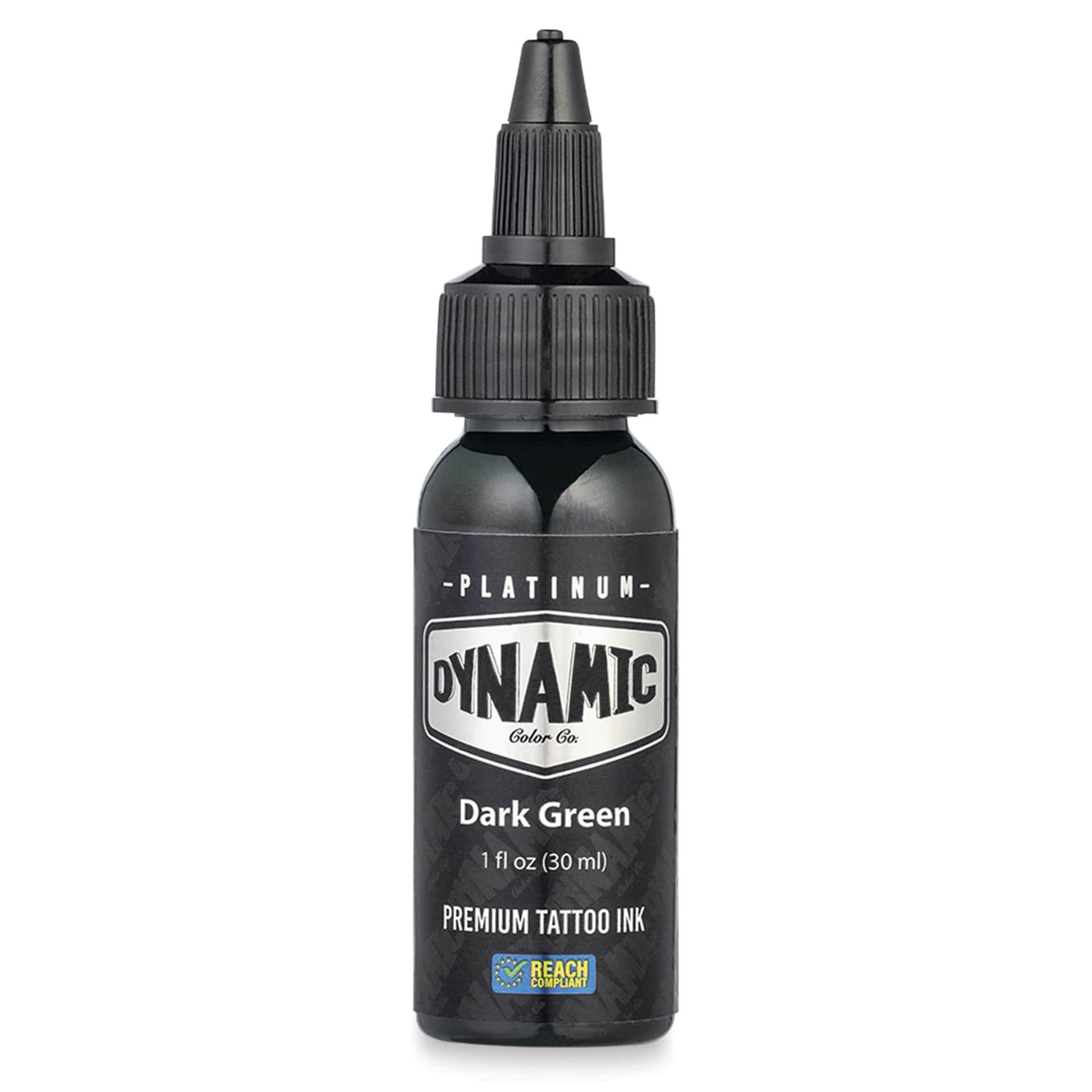 Dynamic Color Tattoo Ink - Dark Green, 1 oz bottle
