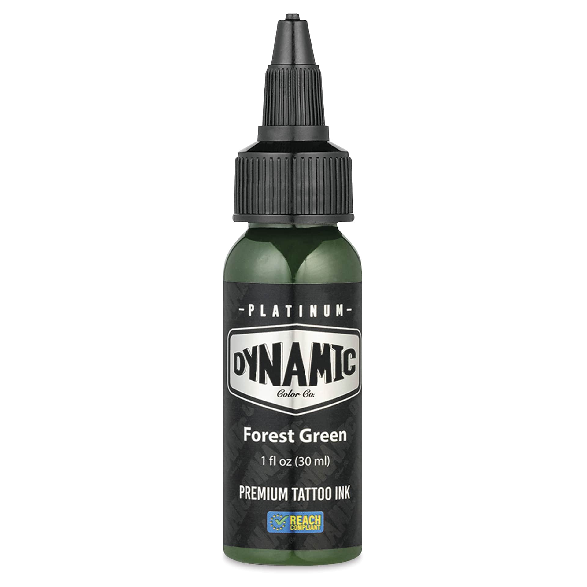Dynamic Color Tattoo Ink - Forest Green, 1 oz bottle