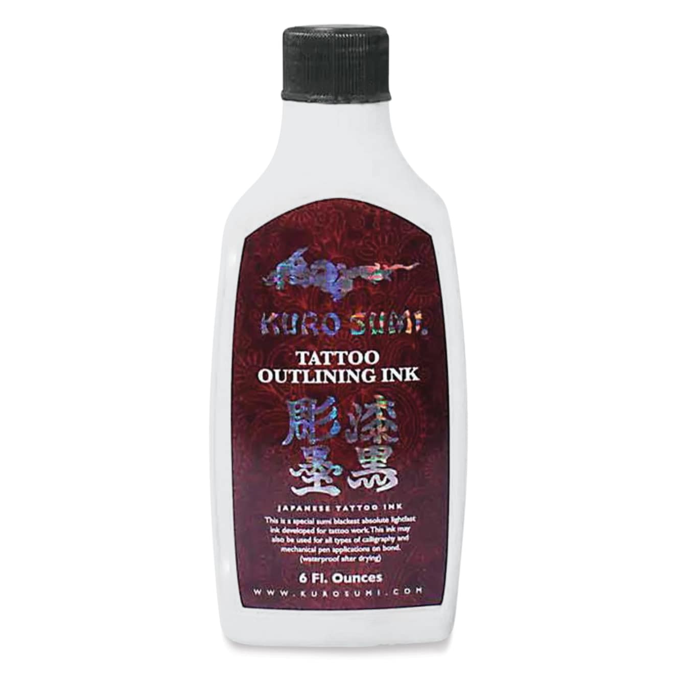 Kuro Sumi Black Outlining Tattoo Ink - 6 oz