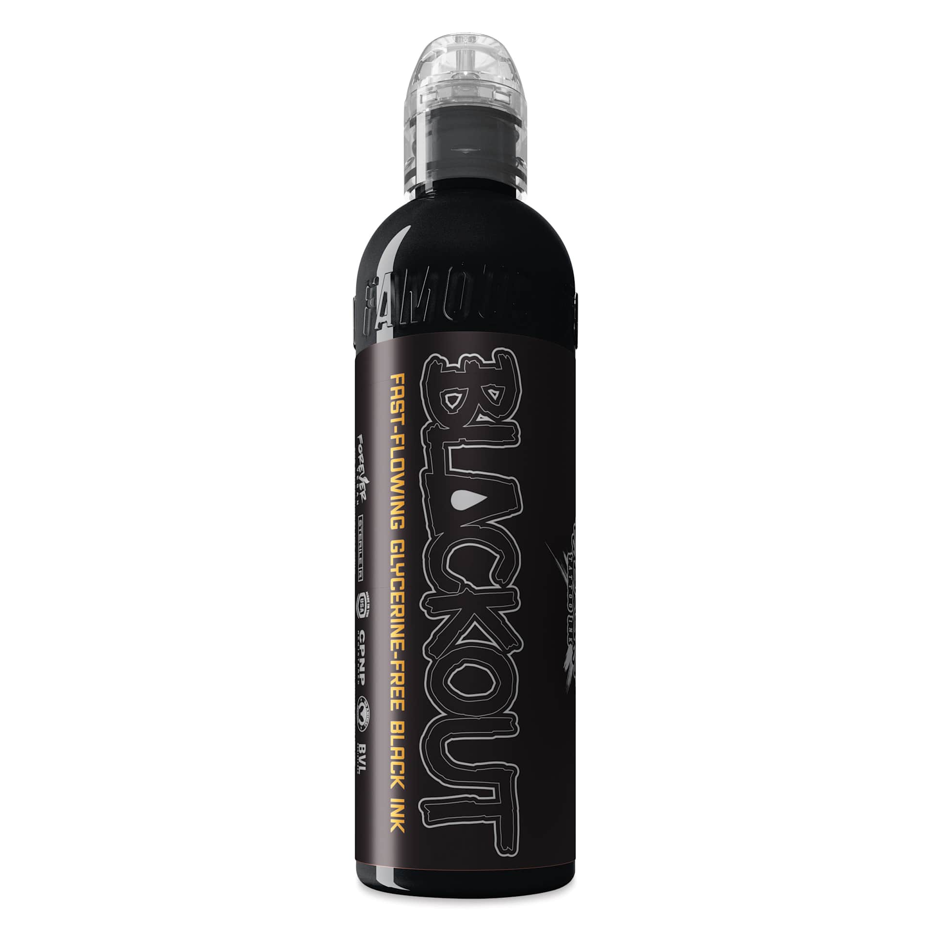 World Famous Blackout Tattoo Ink - Blackout, 4 oz