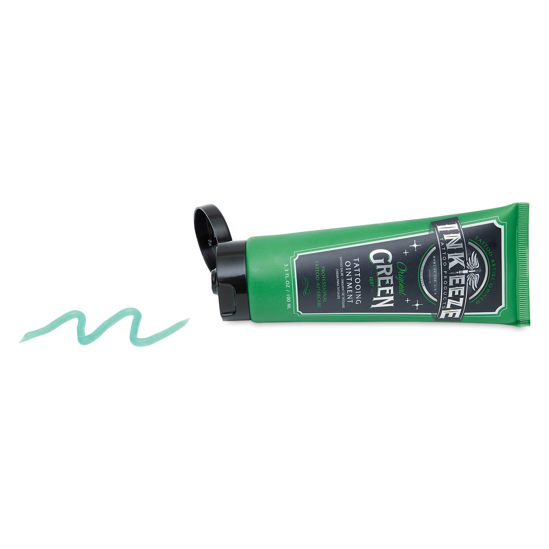 Inkeeze Green Tattoo Ointment - 3.3 oz, Tube