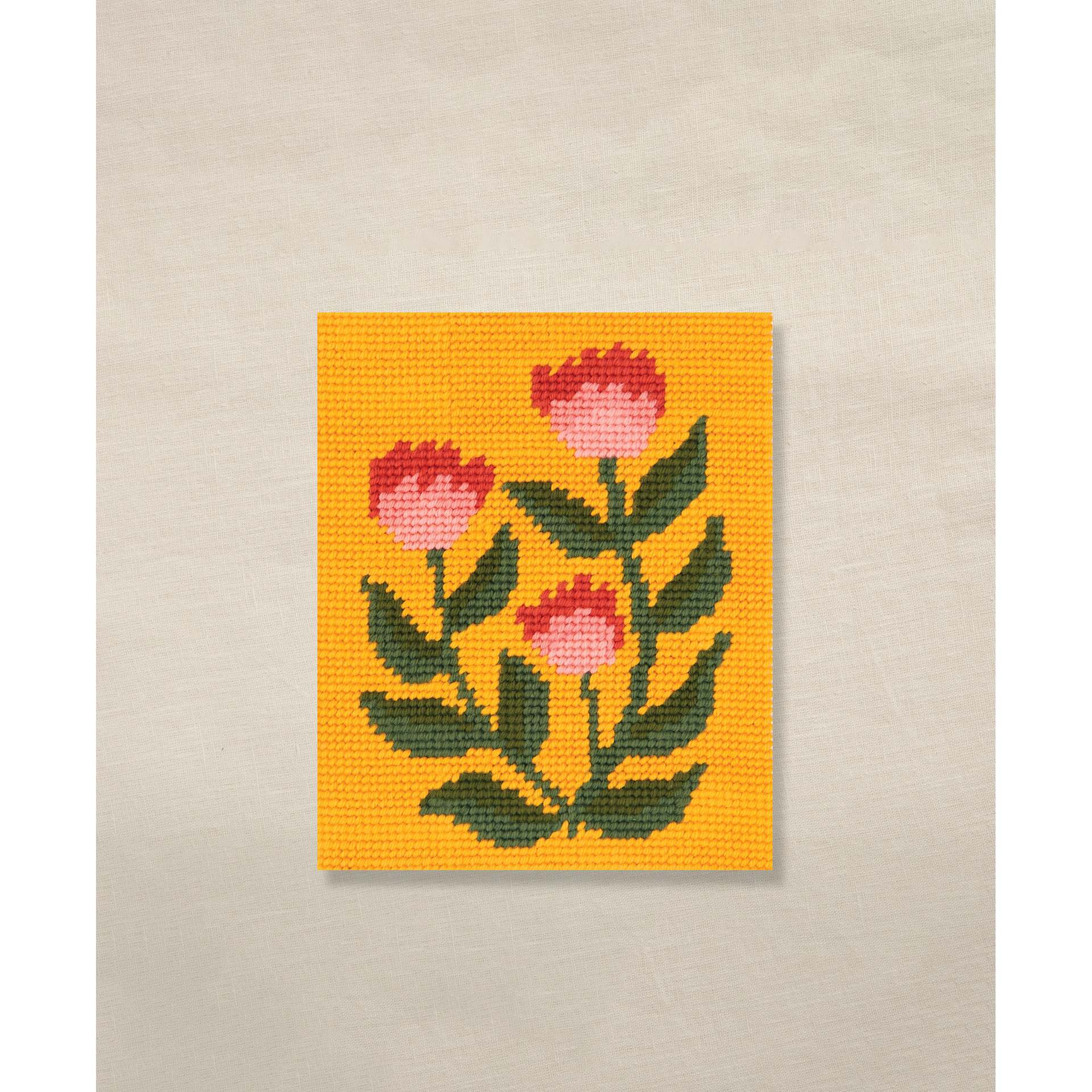 DMC The Designer Collection Easy Tapestry & Needlepoint Kit - Summertime Dahlia, canvas