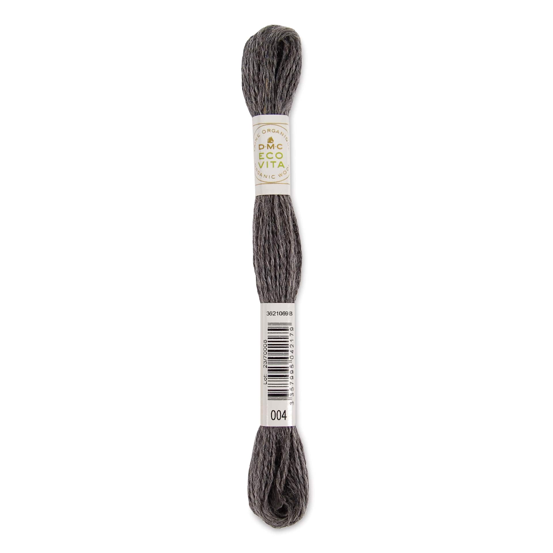 DMC Eco Vita Organic Wool Thread - Dried Walnut, 17-1/2 yds
