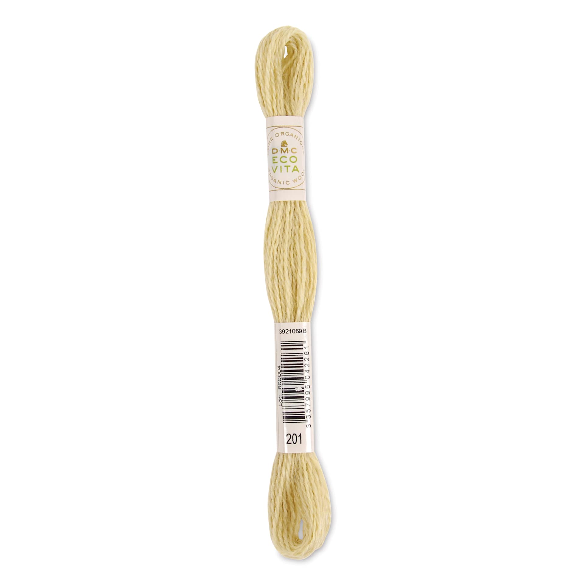 DMC Eco Vita Organic Wool Thread - Creamy Woald, 17-1/2 yds