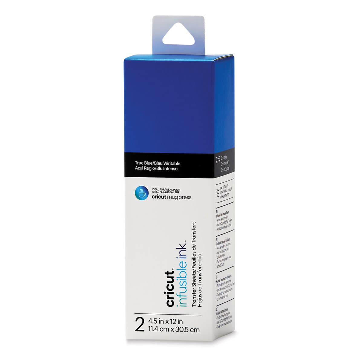 Infusible Ink Solid Transfer Sheets - Front of True Blue 2 sheet package 