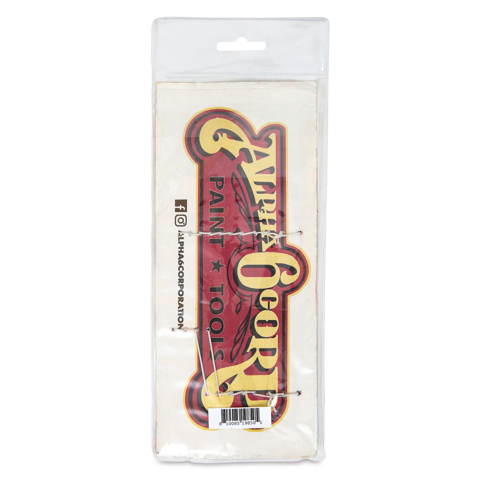 Alpha6 AlphaFlex Textile and Leather Paint Markers - Assorted Colors, 1 mm, Set of 12 back of packaging