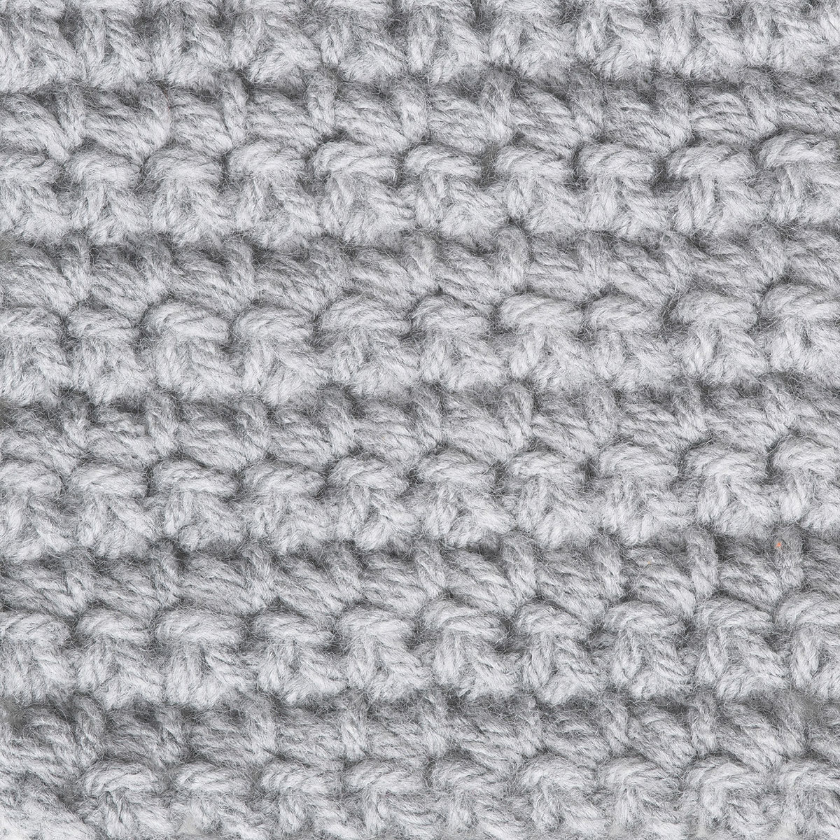 Caron One Pound Acrylic Yarn - 1 lb, 4-Ply, Soft Grey Mix, Crocheted