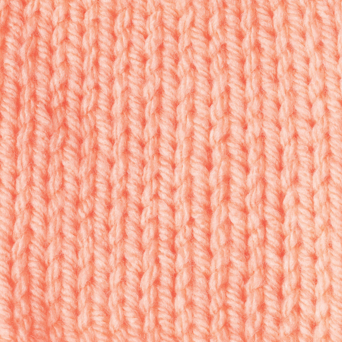 Caron One Pound Acrylic Yarn - 1 lb, 4-Ply, Peach, Knitted