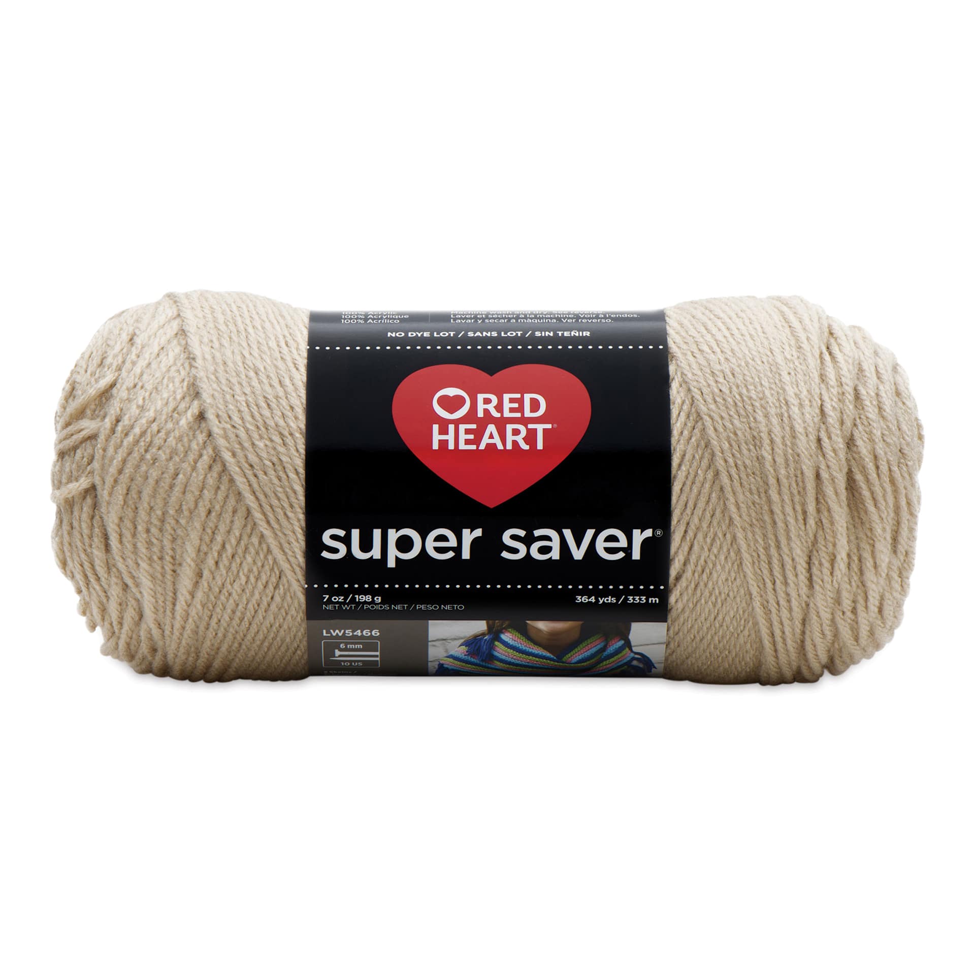 Red Heart Super Saver Yarn - Buff, 364 yds