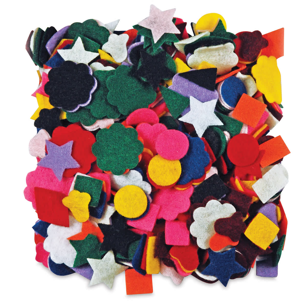 Roylco Felt Shapes - Pile of 500 assorted Felt shapes

